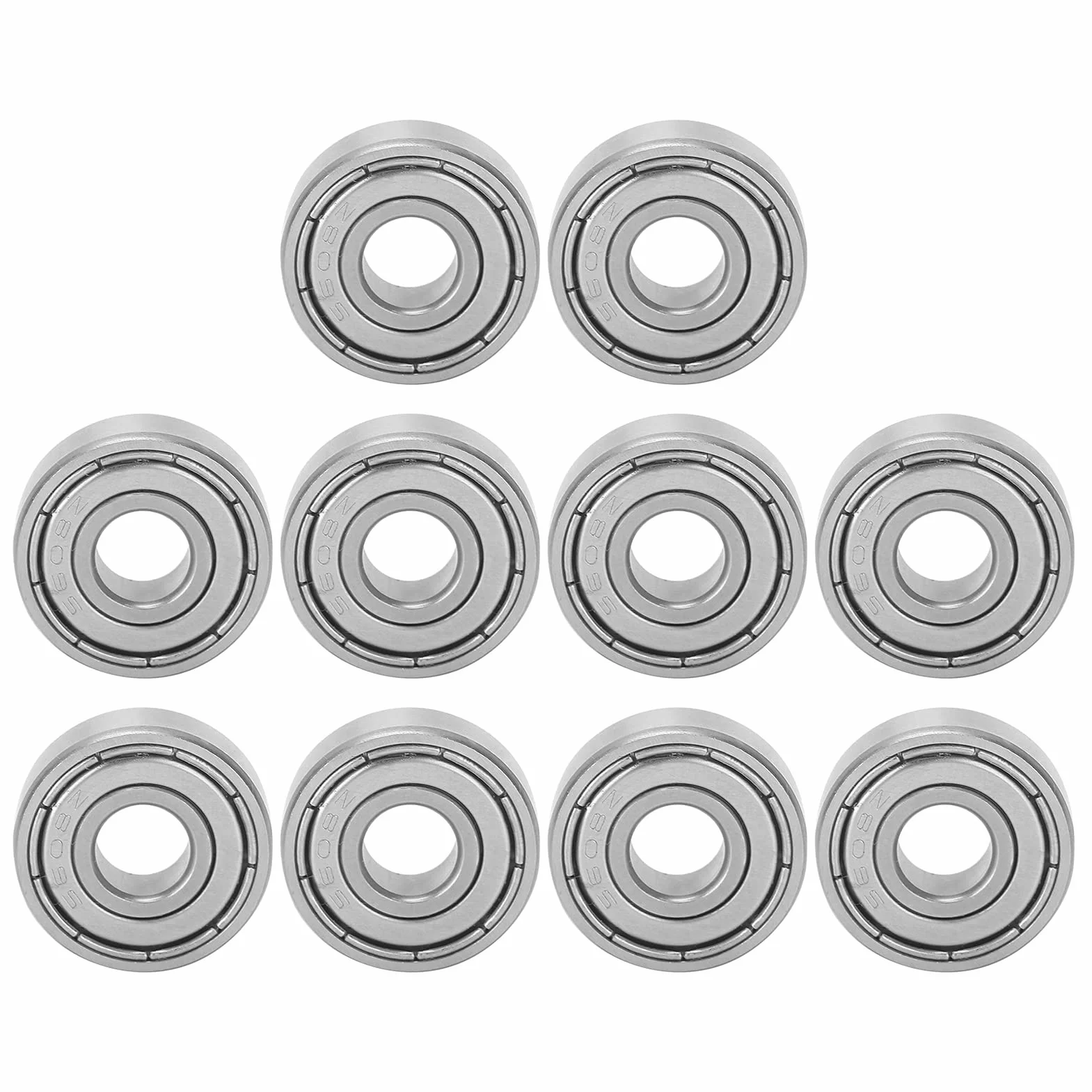 S608Z Bolas De Rodamientos De Acero Inoxidable 8x22x7mm 10 Uds.