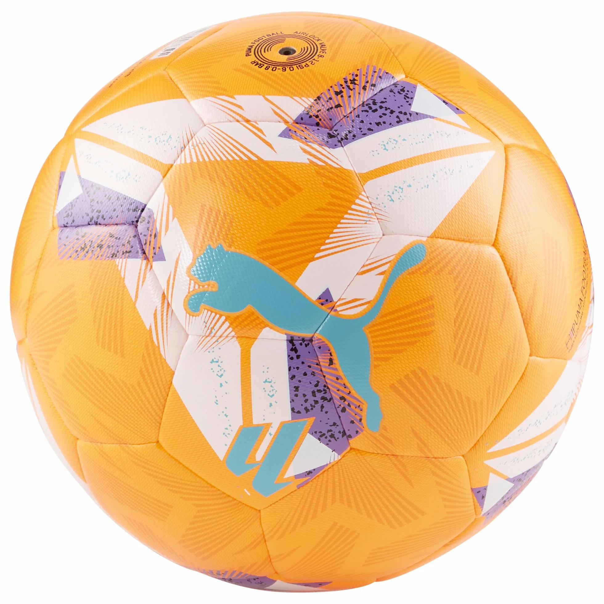 PUMA Orbita LaLiga 1 5 Balón de fútbol híbrido Fluo Orange Multicolor