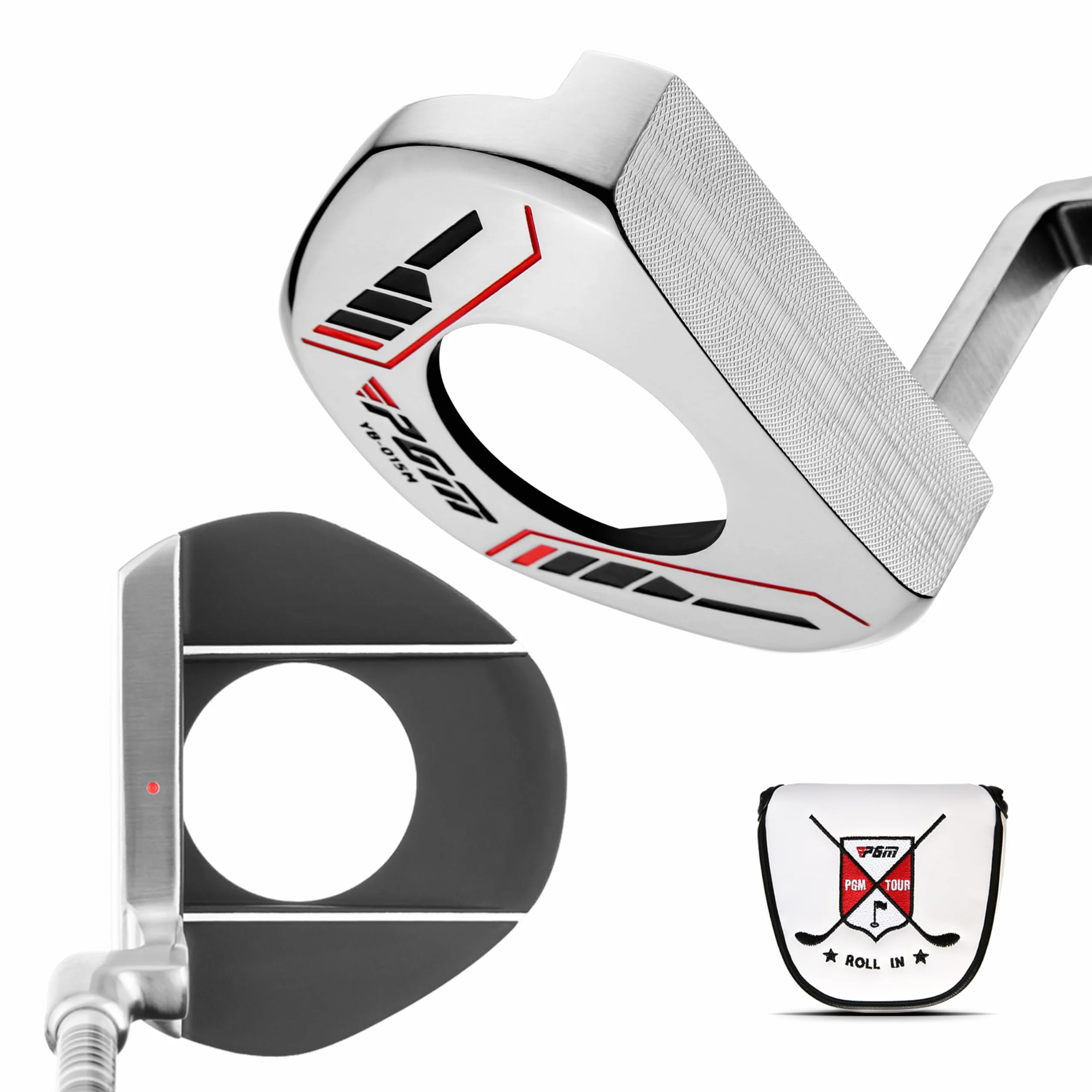 PGM Putter de golf profesional, centro de gravedad ultra bajo, palo con línea de observación