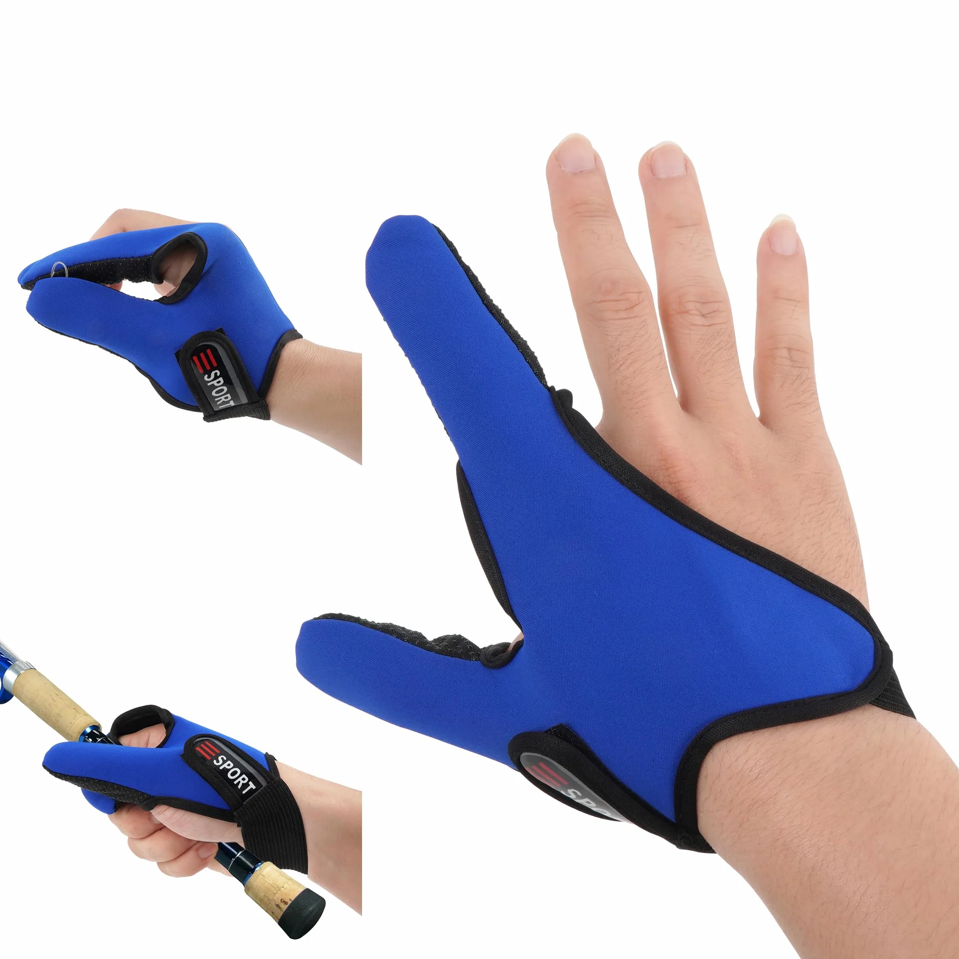 LA HAUTE Guantes de pesca protección dedos Accesorios pesca Casting