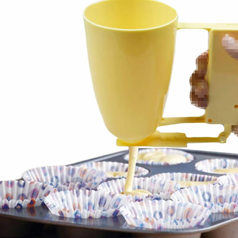 Máquina para Hacer Donas de Plástico, Herramienta Manual para Hacer Donas para Hornear Fácil y Divertido, Hacer Deliciosas Golosinas con Niños de 3,5 Pulgadas de Diámetro (Amarillo claro)