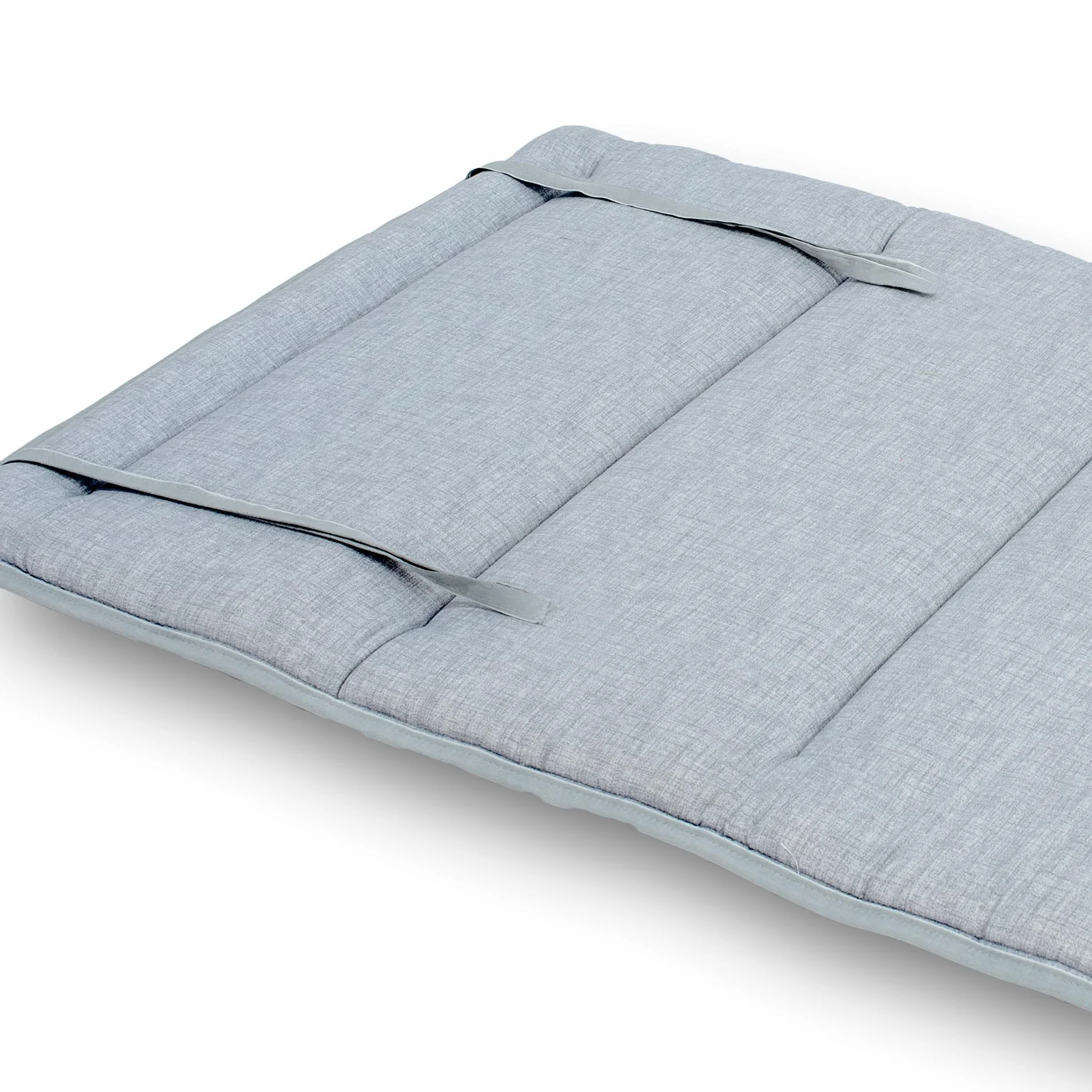 Colchón de Suelo Enrollable. Reversible. Futón japonés Estilo Tatami. Colchón de Suelo para Invitados, Camping o Juegos. Altura de 5 cm. Bolsa de Transporte incluída.