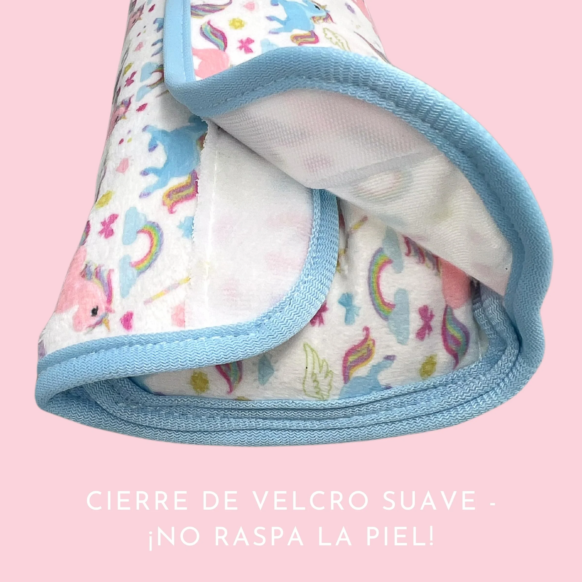 HECKBO Almohadilla para Coche Unicornio Lavable Suave Peluche 30x12 cm