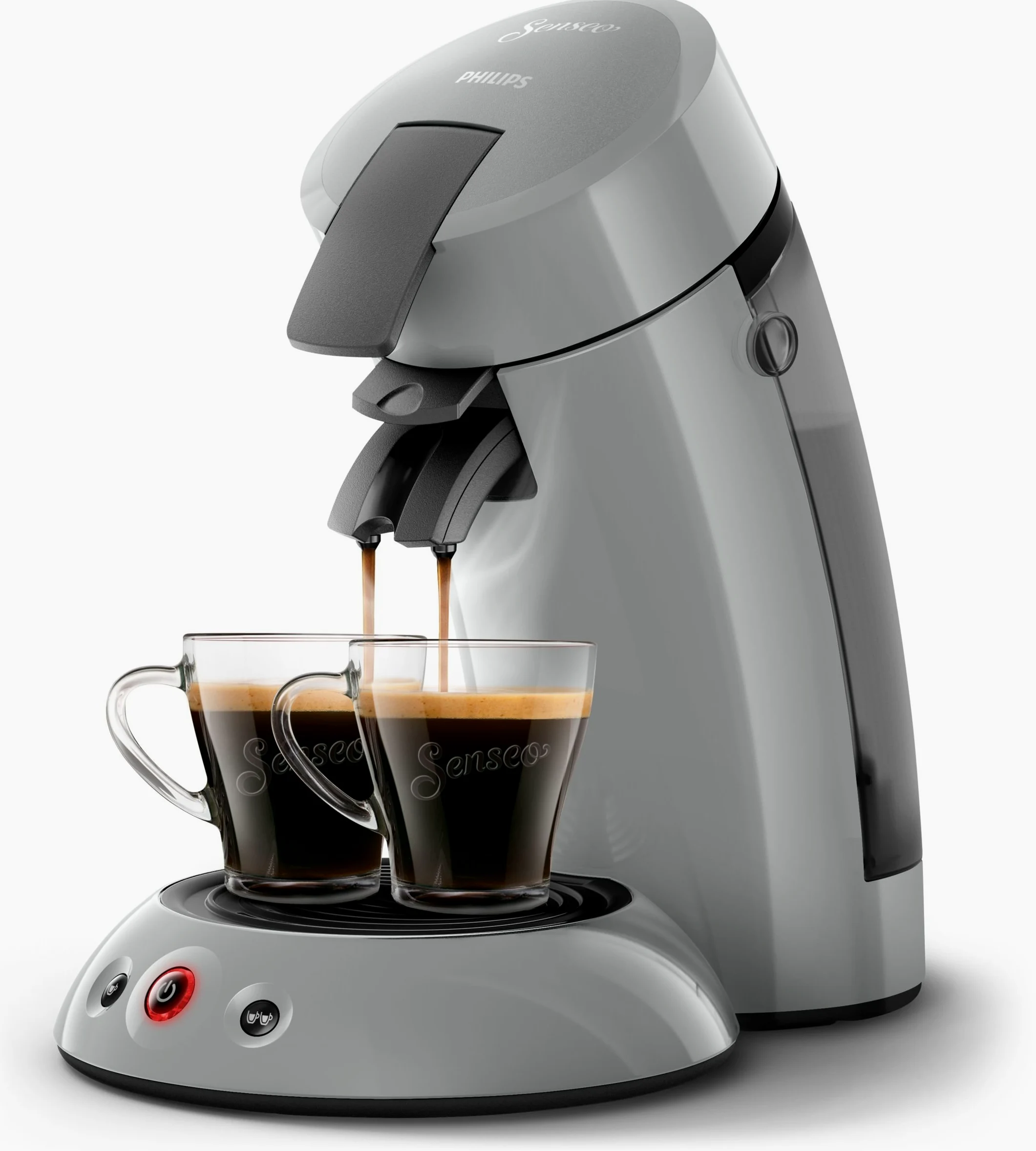 Senseo Original HD6553/70 - Cafetera (Independiente, Máquina de café en cápsulas, 0,7 L, Dosis de café, 1450 W, Gris)