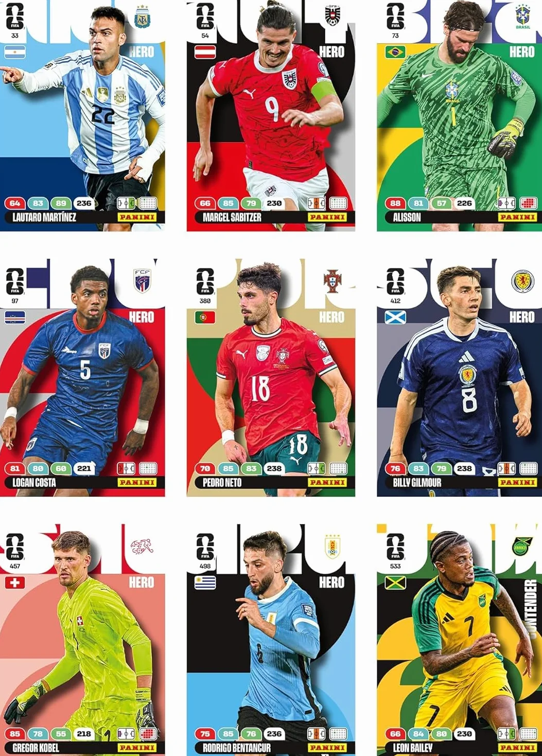 Copa Mundial de la FIFA 2026 Trading Cards Game Blister 1 Bolsa Premium de 10 Cartas