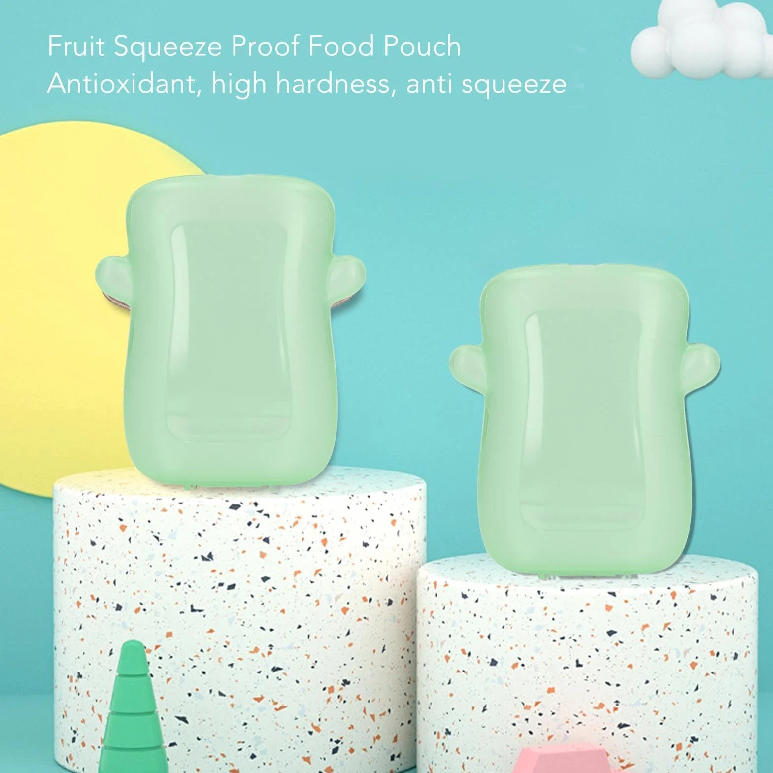 Soporte Universal a Prueba de Apretar para Bolsas de Alimentos y Cajas de Jugo