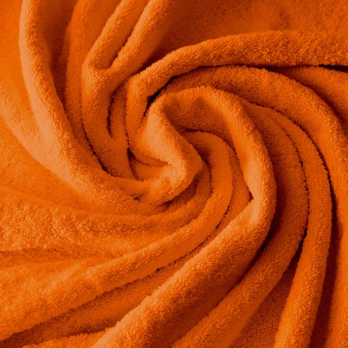 Pack 2 Toallas de baño Lisa - Formato Lavabo 50x100cm - 100% algodón Peinado - Altamente Absorbente - gramaje 500 gr - Secado rápido y Tacto Suave - Color Naranja