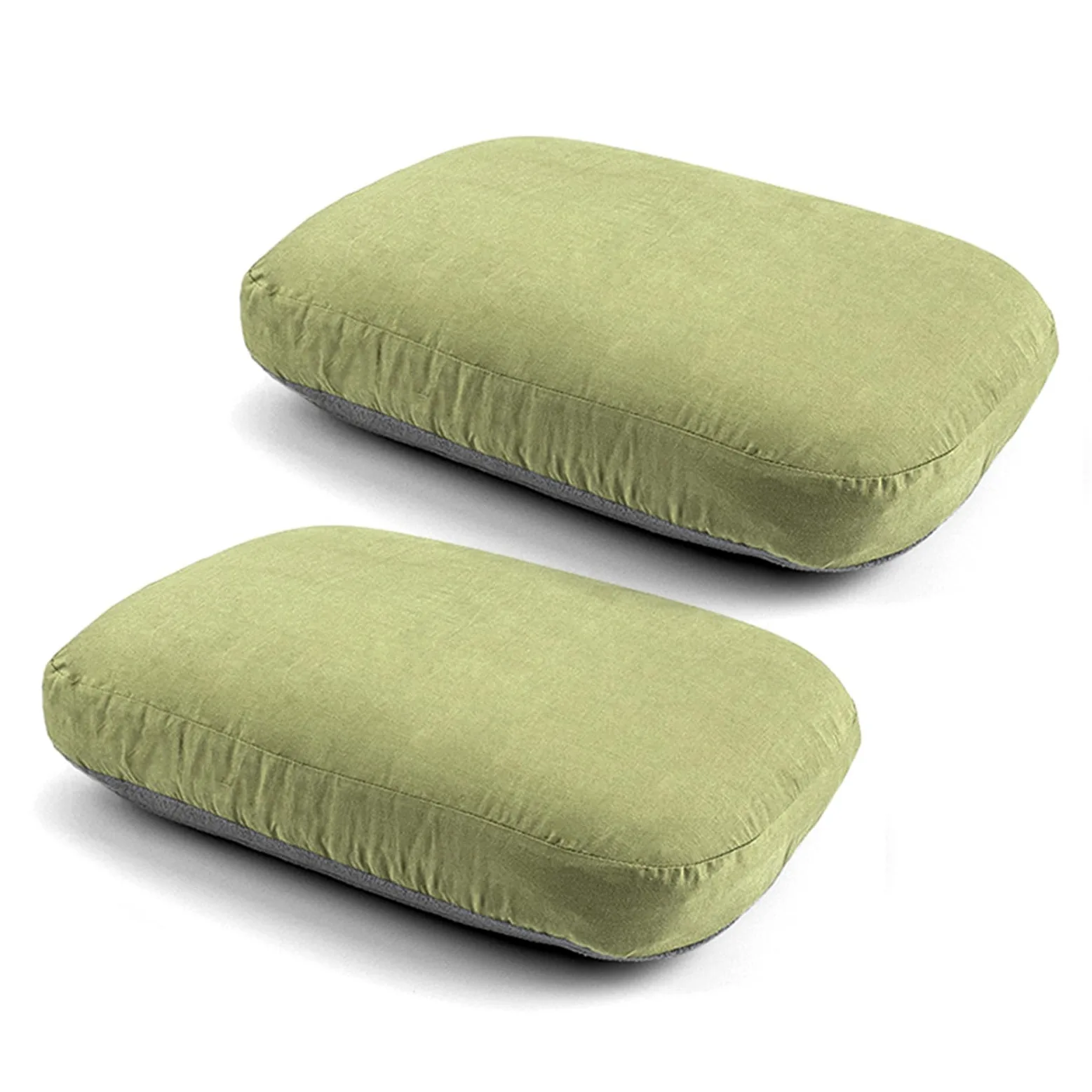 Mingzhe Almohada de Espuma Viscoelástica para el Cuello, Almohada Cervical Portátil para Viajes y Acampada, Cómoda de Soporte el Cuello NoonBreak (2 Piezas)