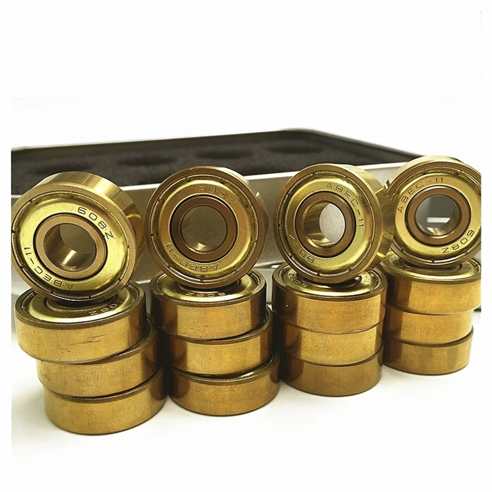 Cojinete de oro 608ZZ rodamiento 8mm Tatinium Patines en línea 608Z Scooter Rodamientos