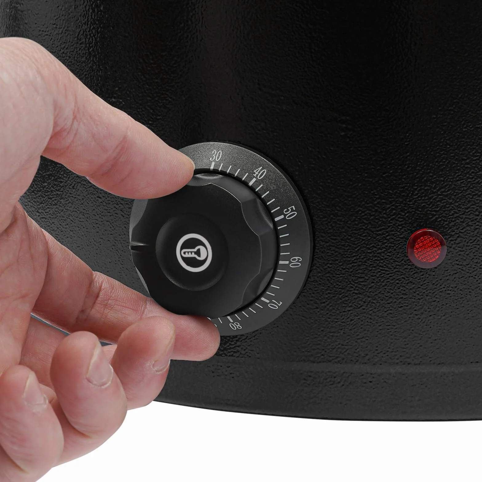 Olla para sopa, 13 L, acero inoxidable, calentador de sopa con tapa, 400 W, temperatura 30 – 85 °C, recipiente térmico regulable, para bufés, cantinas, cafetería y otras ocasiones, color negro