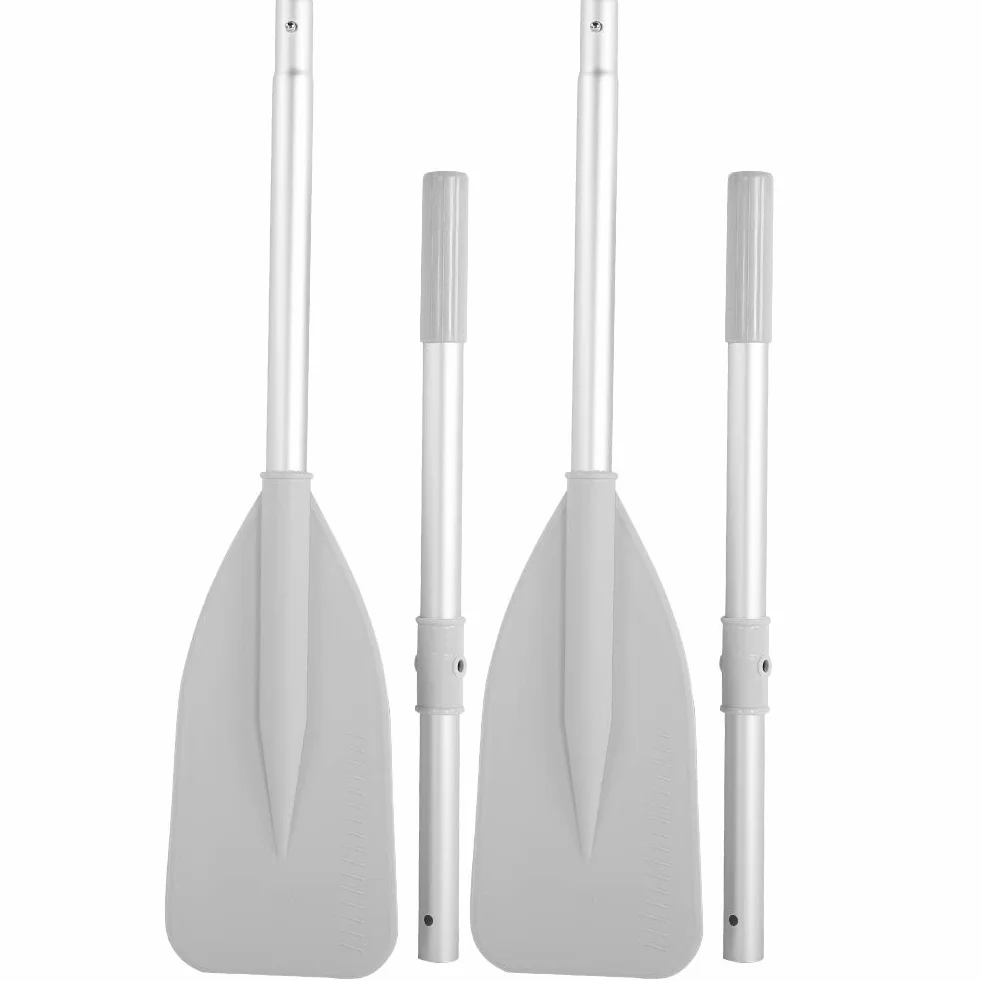 Remos para botes aleación de aluminio 2 piezas Kayak Paddle