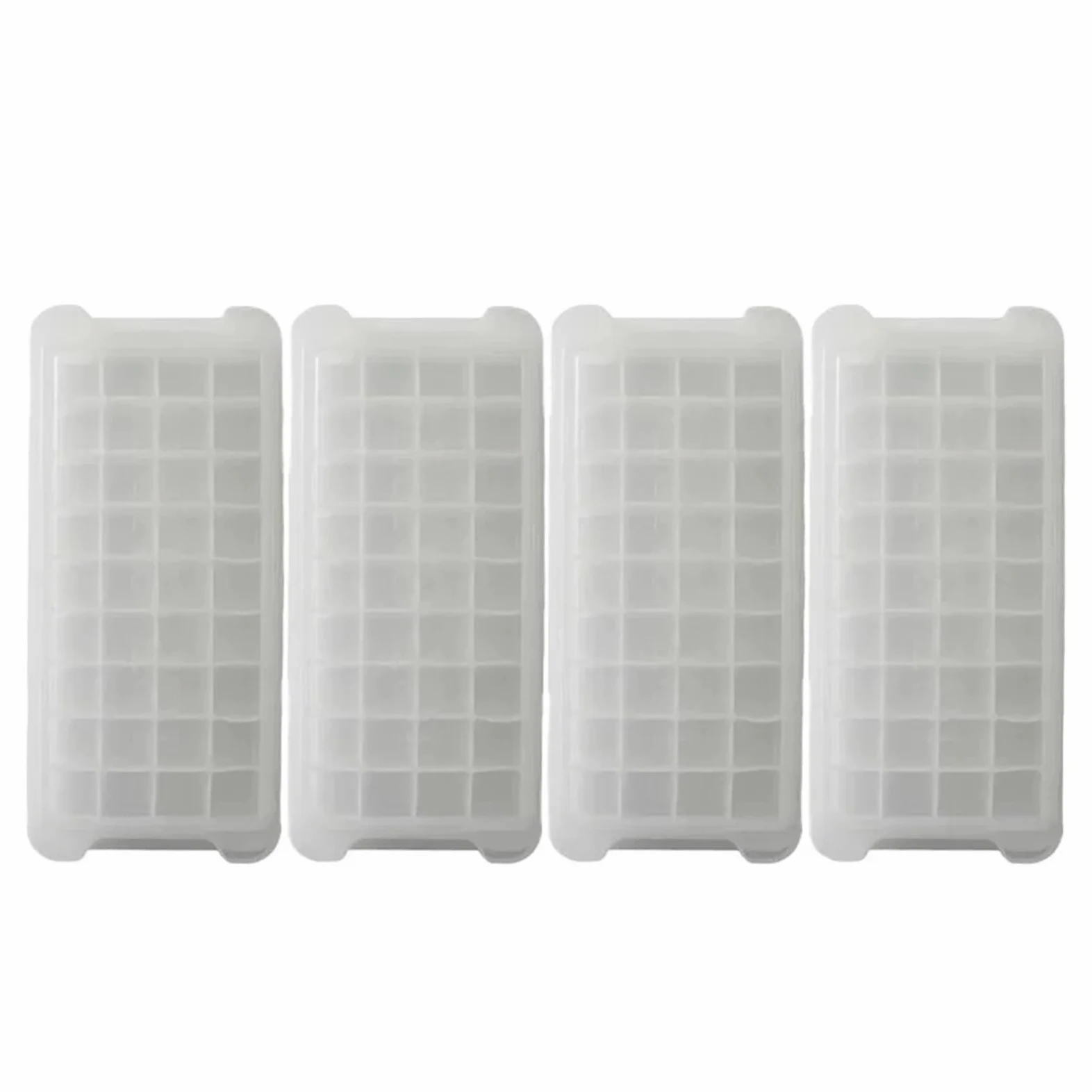 Cubiteras Para Hielo Moldes de silicona for cubitos de hielo (1-4 unidades), de fácil liberación, for hacer bolas de whisky, suministros de cocina(White-4PCS)