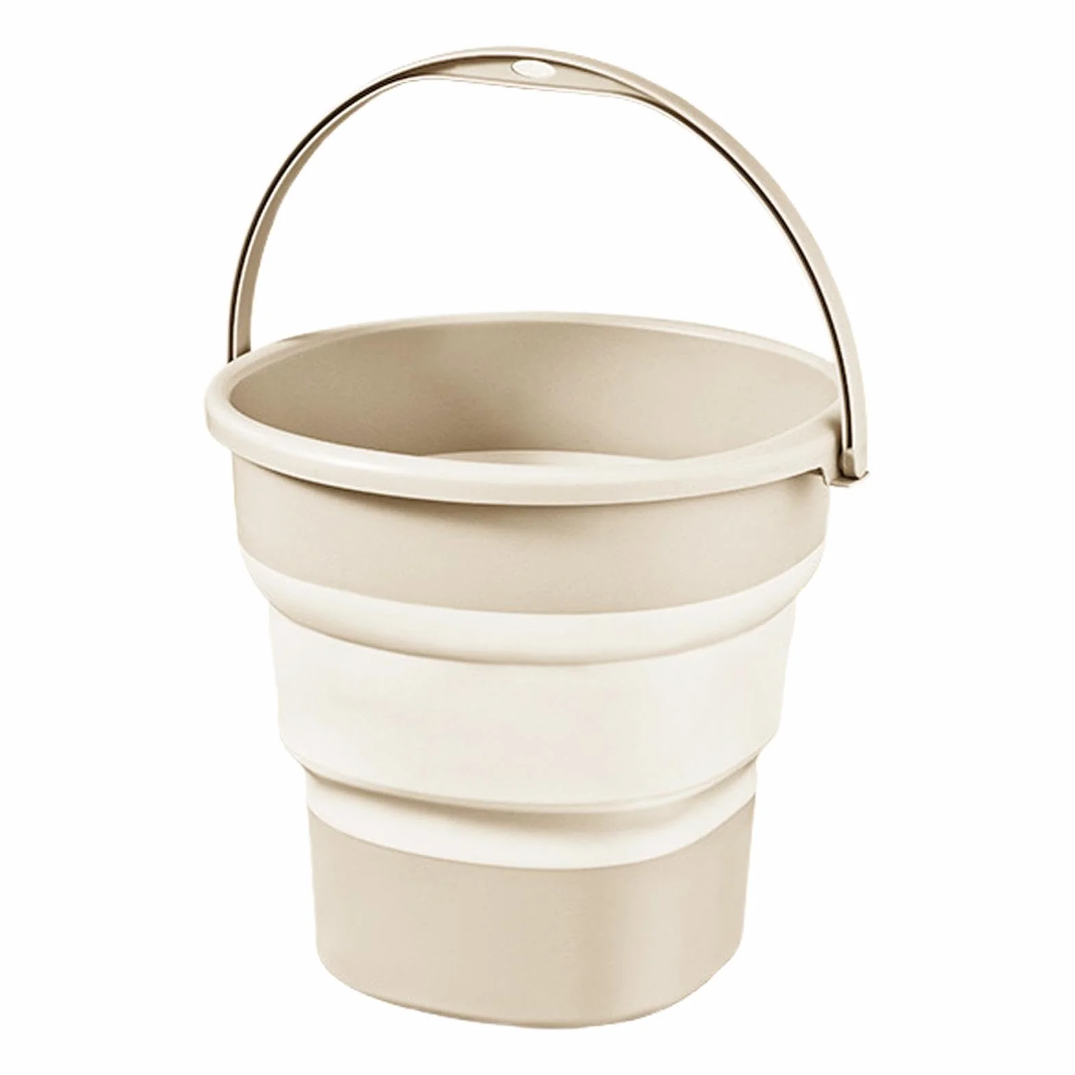Cubo de agua plegable portátil de 9 litros para lavado de autos, hogar, pesca y viajes