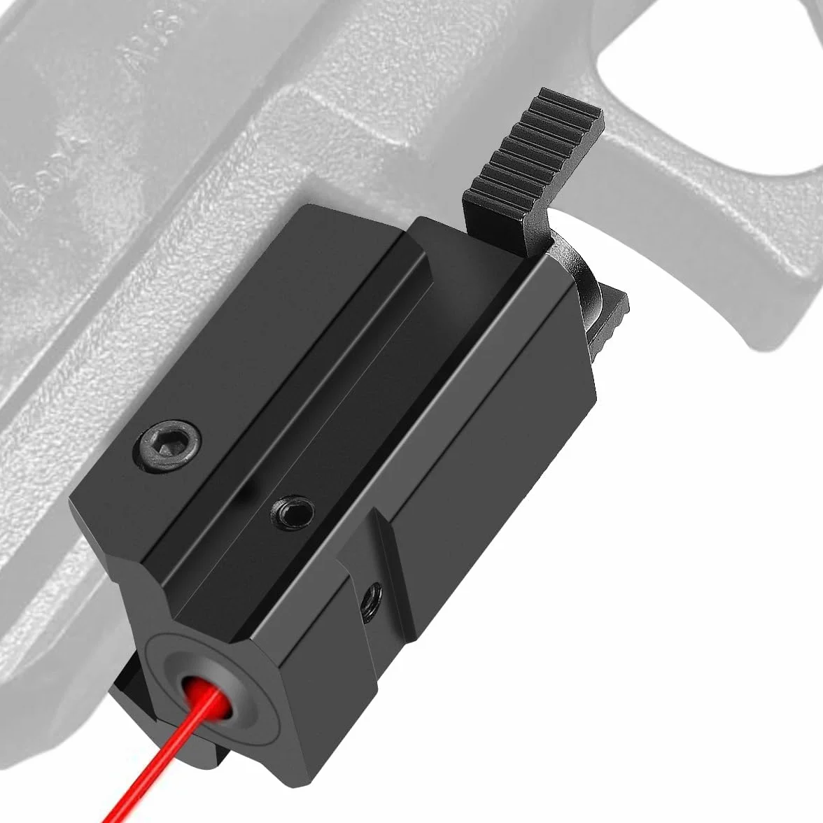 KinZon Visor láser rojo alta precisión 20 mm Picatinny/Weaver para pistolas carabinas armas tácticas