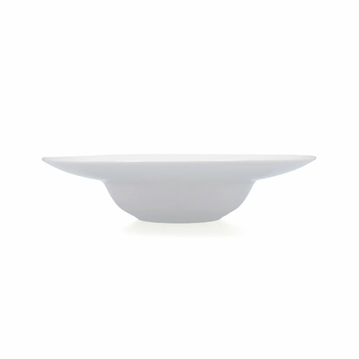 Quid Set de 6 platos risotto Select de porcelana 26,5 cm | Blanco, Porcelana, formato redondo, acabado brillo, 26,5 cm, 6 piezas, apilable, apto para microondas, apto para frigorífico