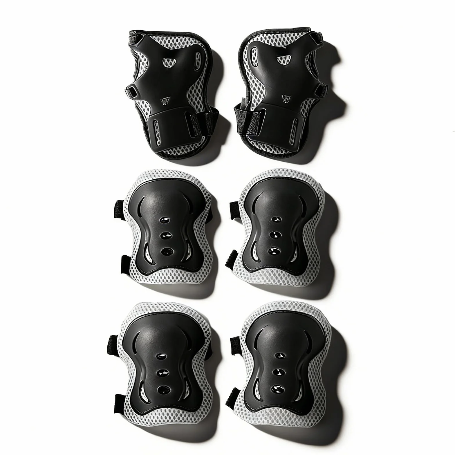 Conjunto Protección Patines, Rodilleras, Coderas, Muñequeras para Patinaje