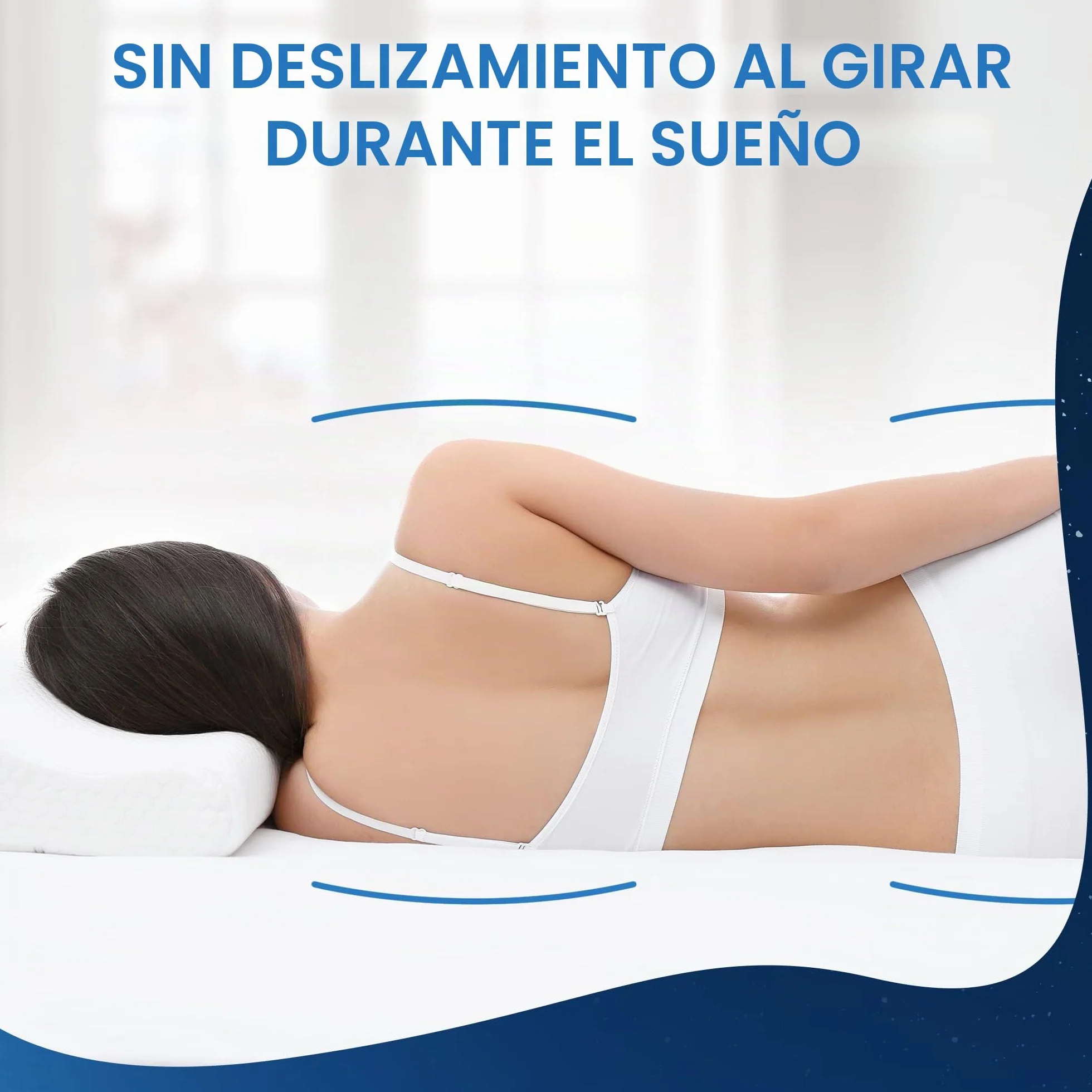 LILENO HOME Colchón Antideslizante para Somier de Láminas (90 x 200 cm) - Protector Fino y Lavable - Tope Antideslizante