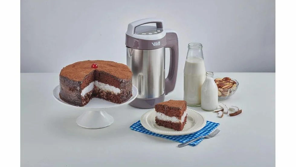 Vegan Revolution - Máquina para hacer leche de soja, de acero inoxidable, para hacer sopas, leche vegana, 850 W, 800 ml