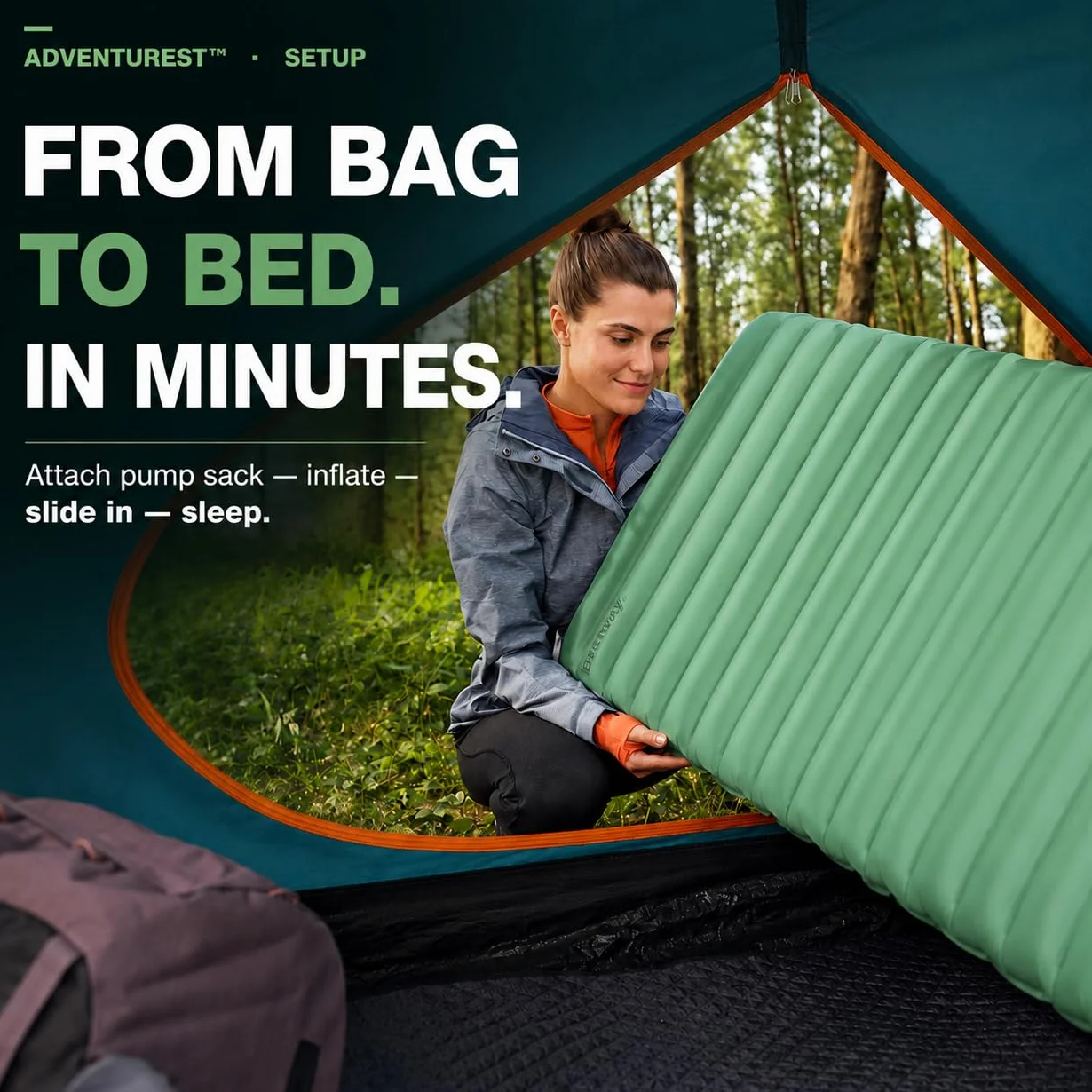 Bestway AdventuRest Esterilla Hinchable Rectangular con Aislamiento