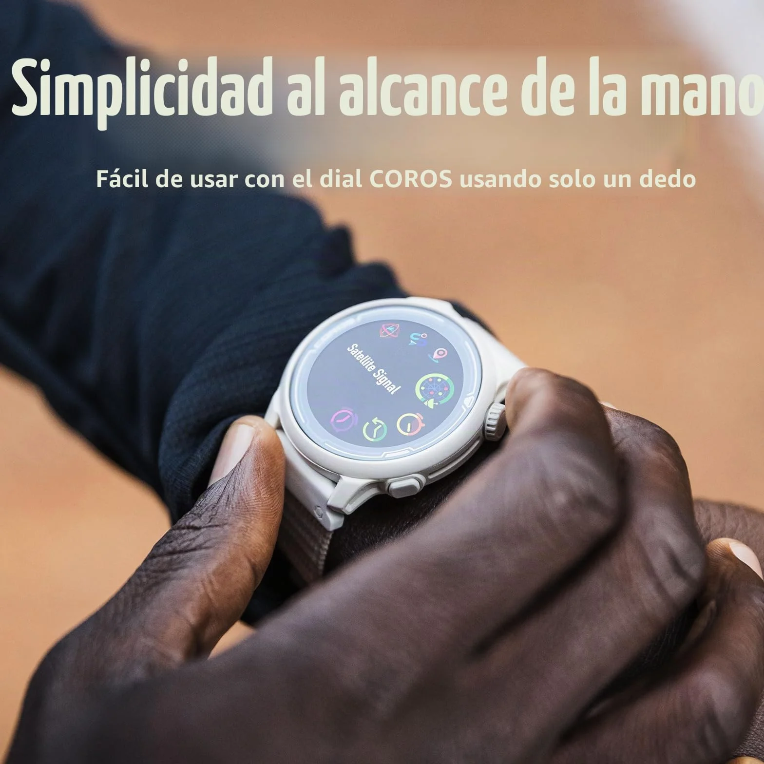 COROS Pace 2 Premium GPS Sport Watch White Silicone Band