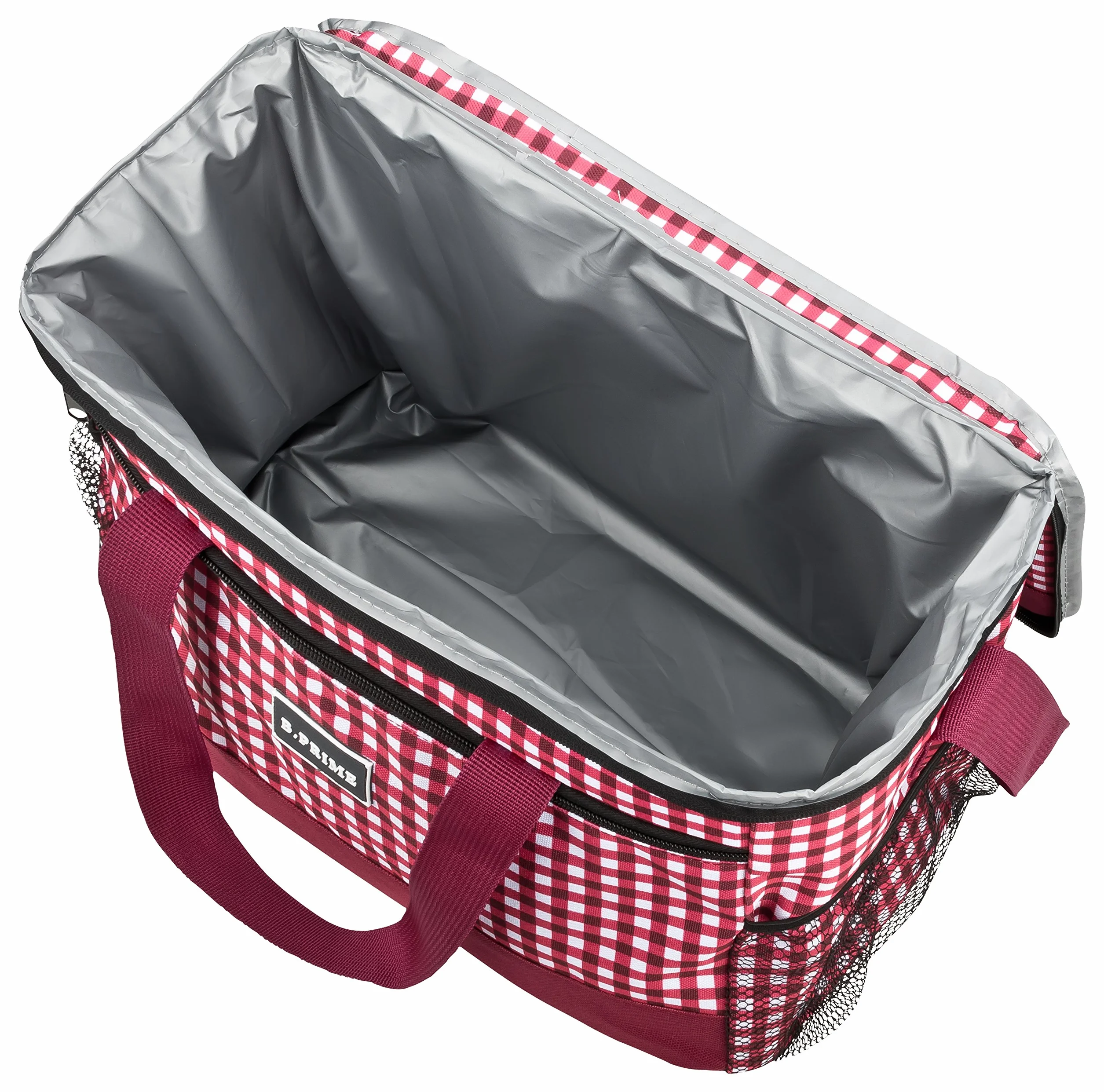 B.PRIME Classic Bolsa Nevera Isotérmica 20L 36x26x22cm para Picnic Camping Aire Libre