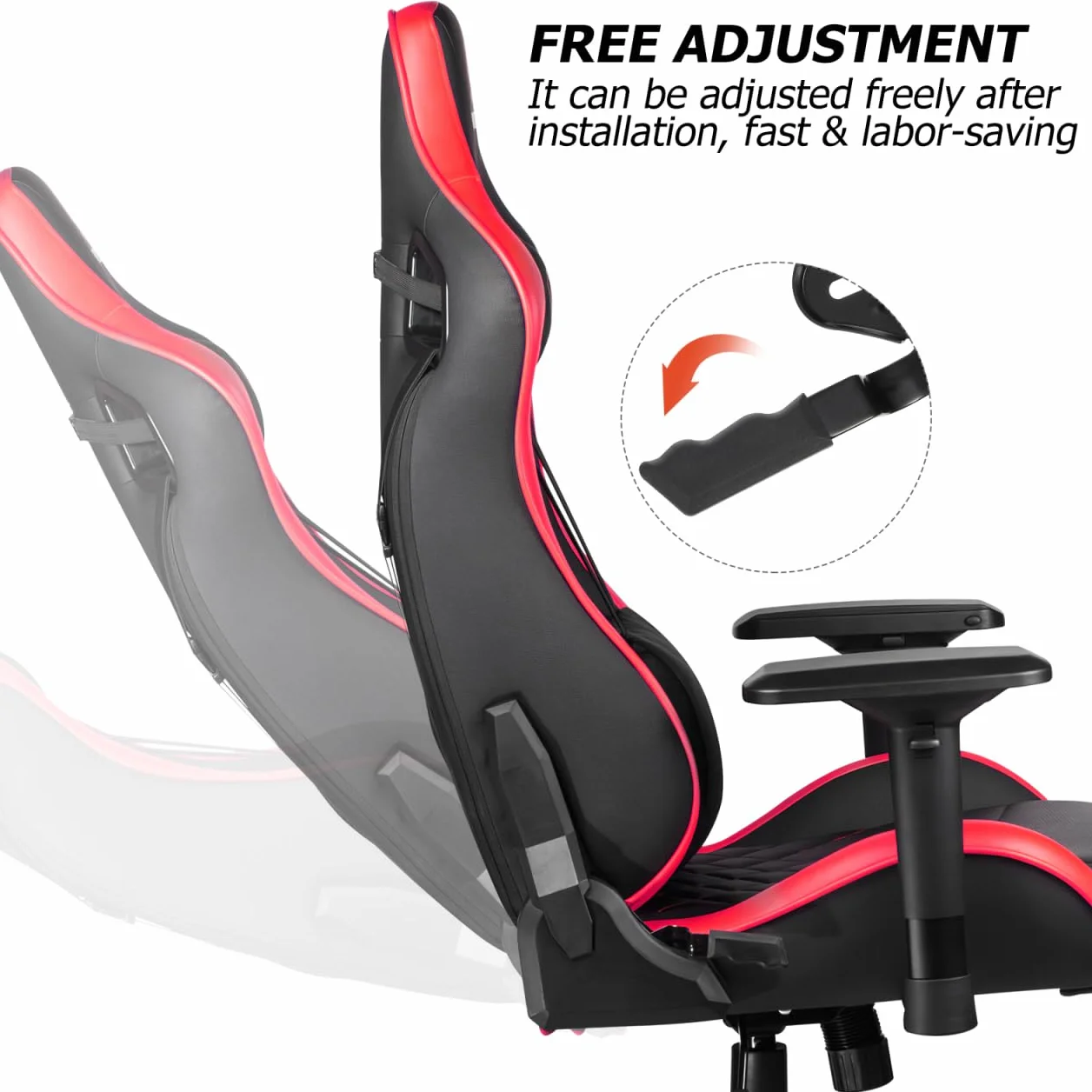 Ajustador De Ángulo De Silla 180 Grados Regulador Multiángulo para Oficina Y Gaming Compatible con Sillas Ergonómicas Repuesto Fácil Instalación