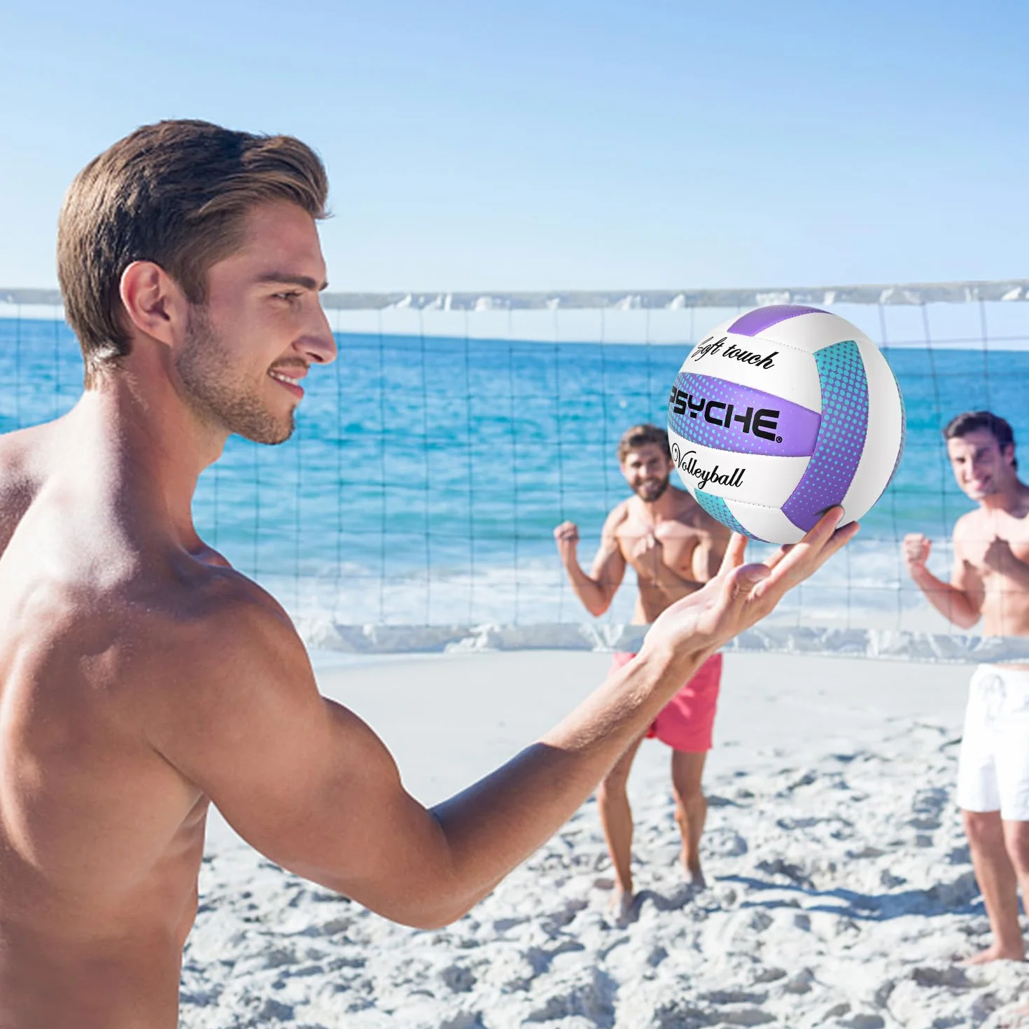 Pelota Voley Balón Playa Tamaño 5 para Interior Exterior