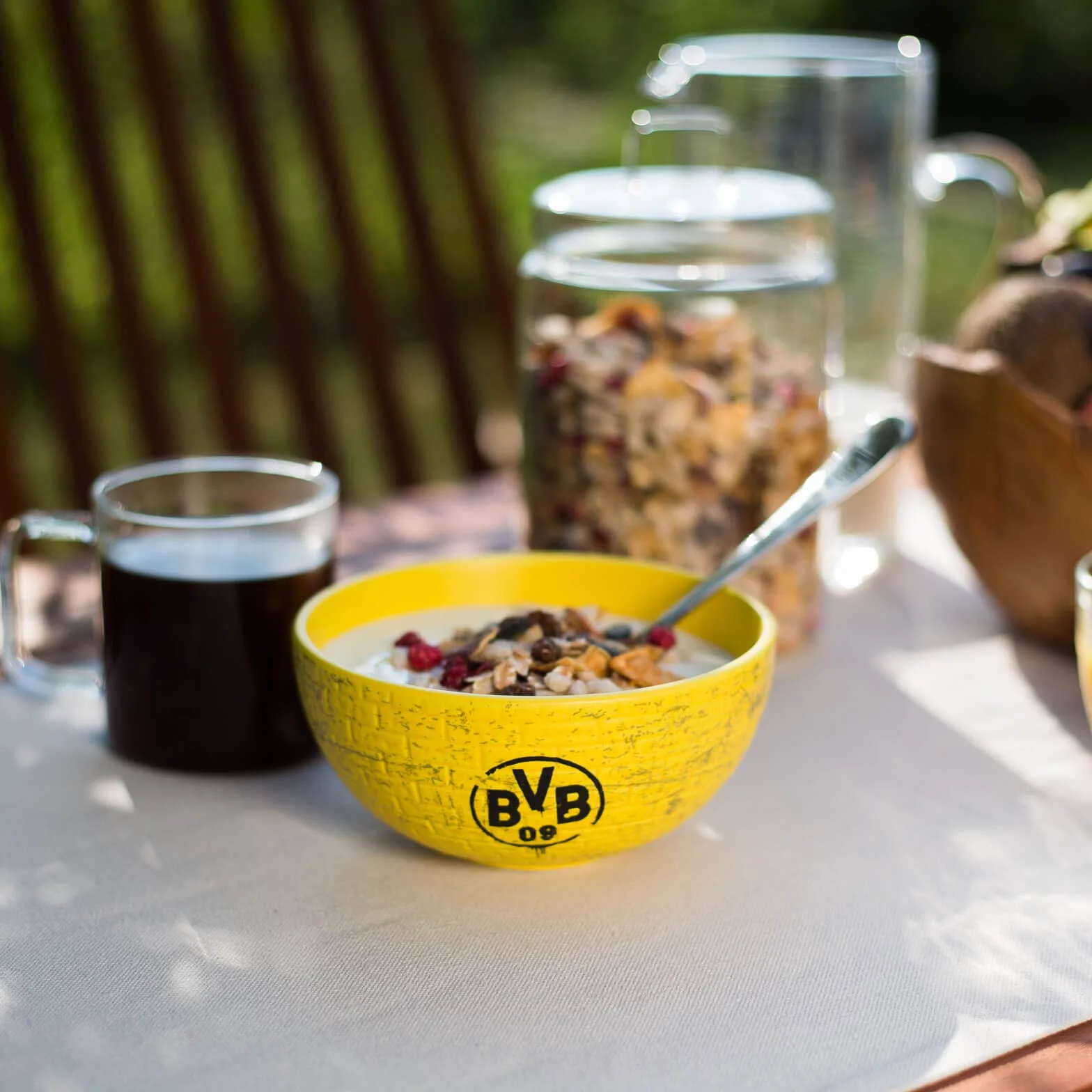 Borussia Dortmund BVB Cuenco para Cereales Amarillo Pared
