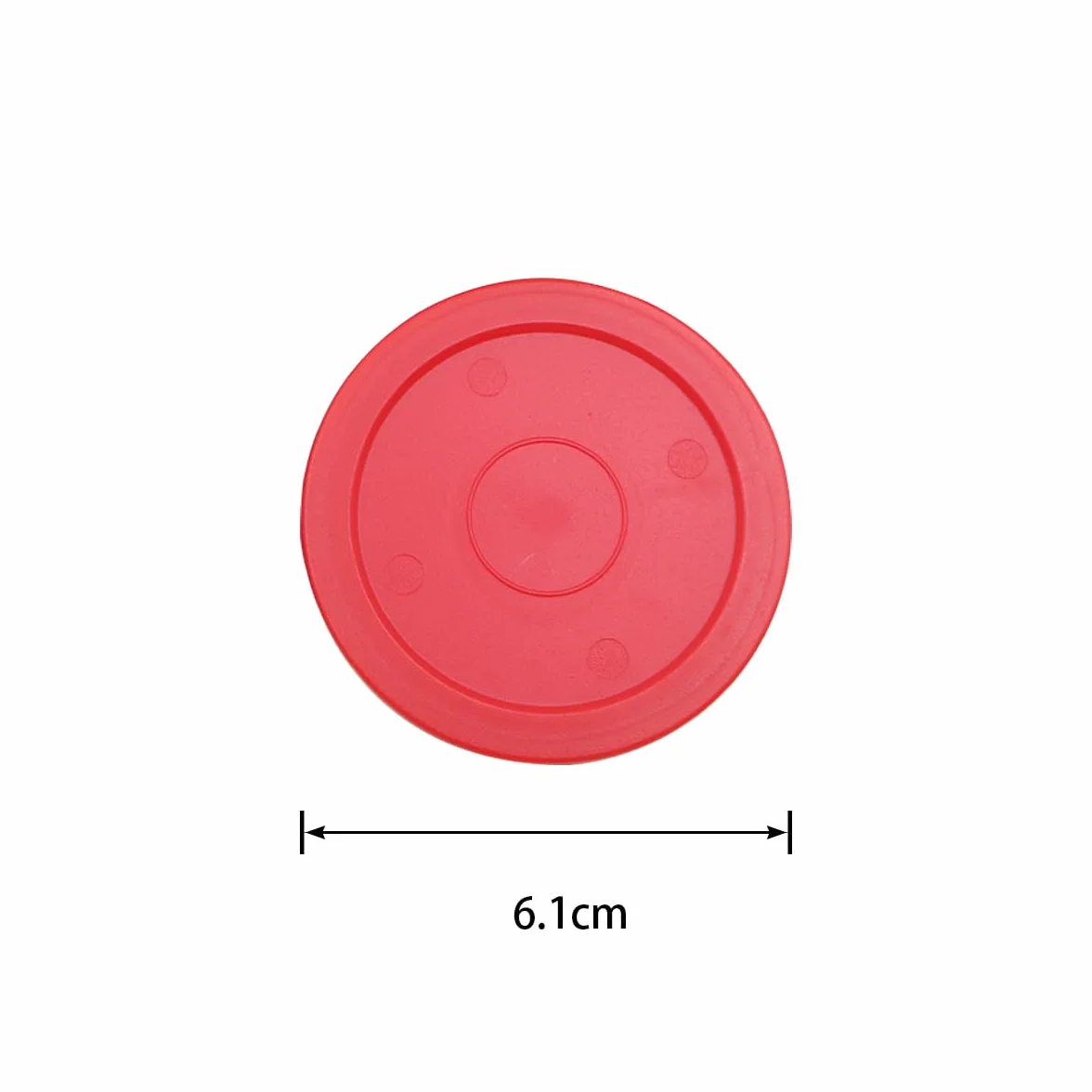 Juego de 4 discos de hockey de aire 64 mm para mesa de juego