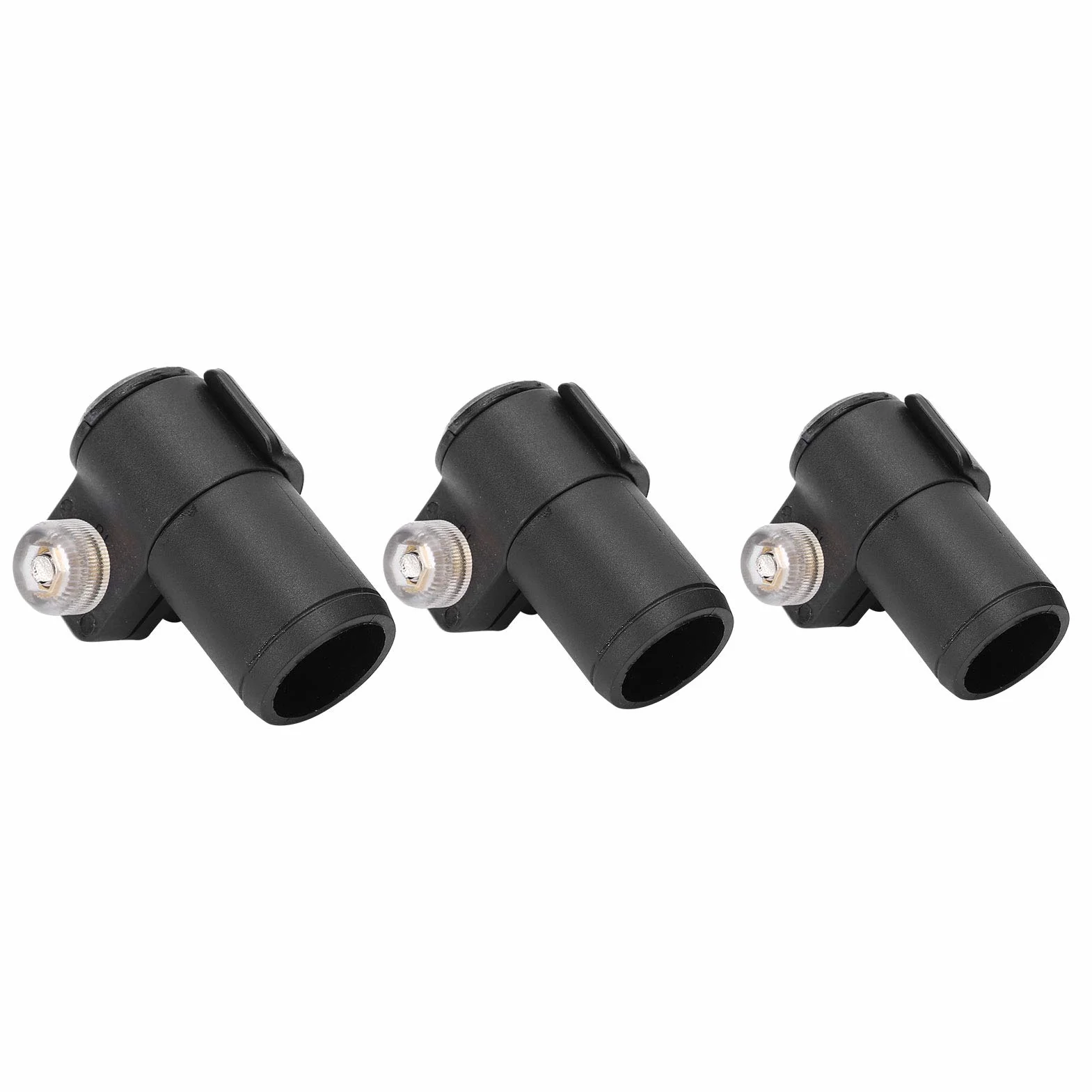 Yosoo Health Gear Candado de Bastón de Escalada 3 Piezas 14 16 18 mm Goma Clip Ajustable para Bastón de Trekking
