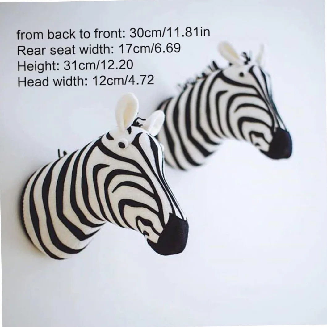 Cebra de Peluche Colgante para Pared Decoración Infantil SouiWuzi