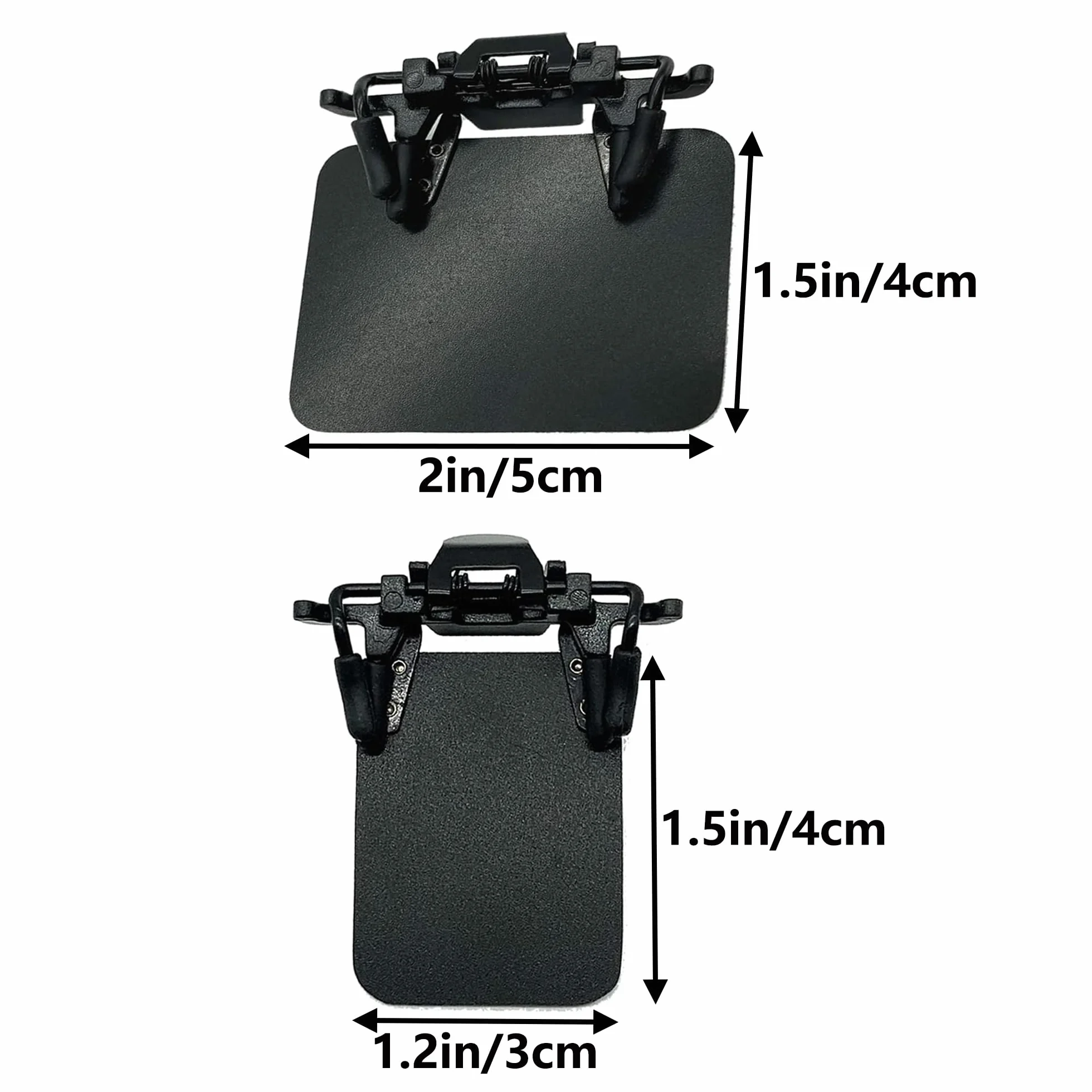 2 piezas Parche para Gafa de Tiro Gafas de Disparo Oclusor 4X5 cm Parches para Gafas de Tiro Estándar Internacional Para gafas,tiro,ayudas de puntería,para entrenamiento deportivo y tiro