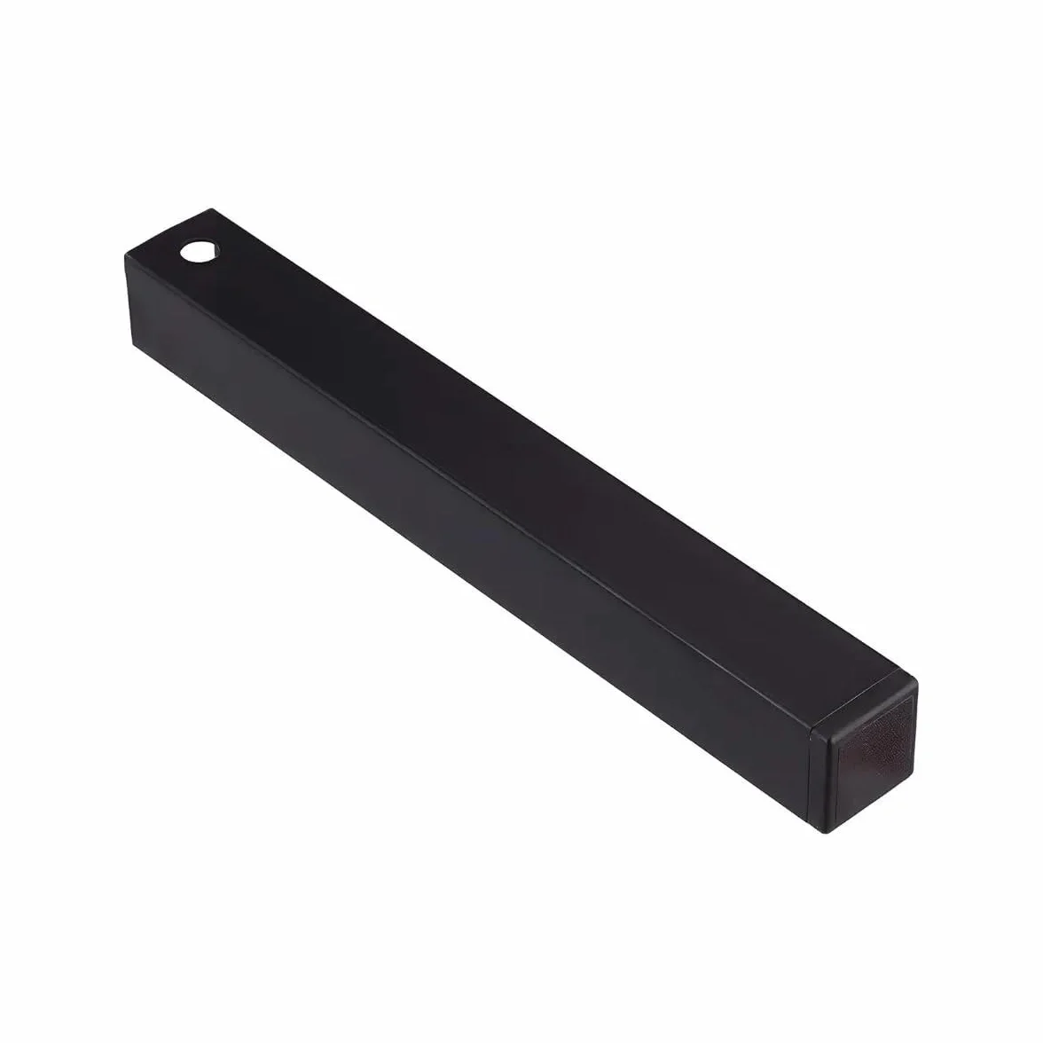 Juego de 4 Patas Somier Metálico sin ruedas, de color Negro - Altura 40 cm x 3 cm