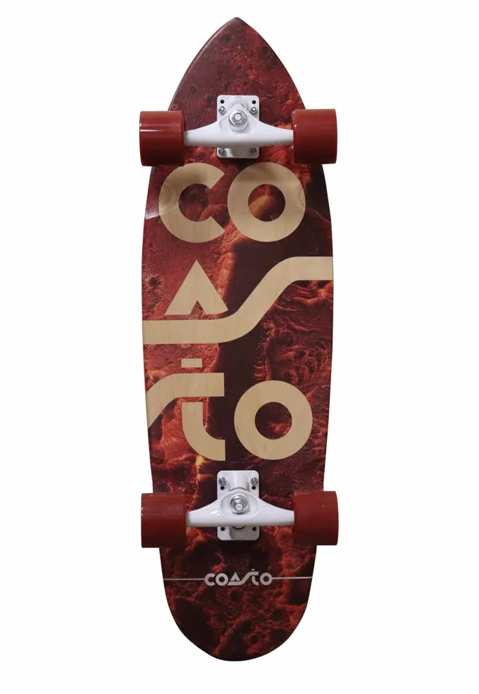Coasto Surfskate Skatepark Street Pumptrack Surf Tabla Crucero Todoterreno Trucks Cubierta Transparente Adherente