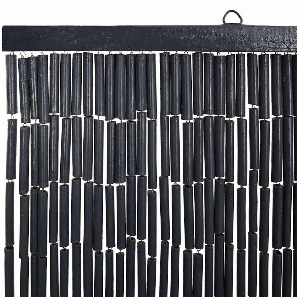 vidaXL Cortina para Puerta Insectos Gris Claro 100x200cm bambú, Cortina mosquitera, Cortina de bambú, Cortina para Exteriores, mosquitera de Puerta