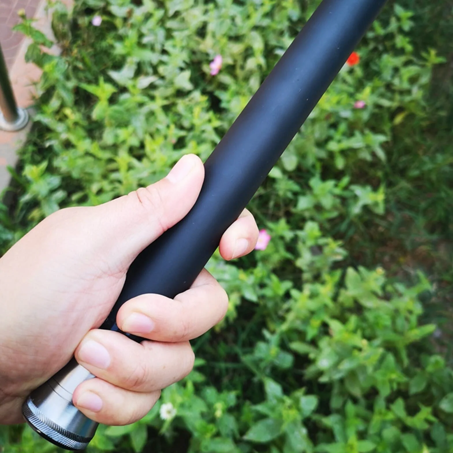Caña de pescar de carpa de carbono 8m 9m 10m fibra de carbono portátil tiro largo