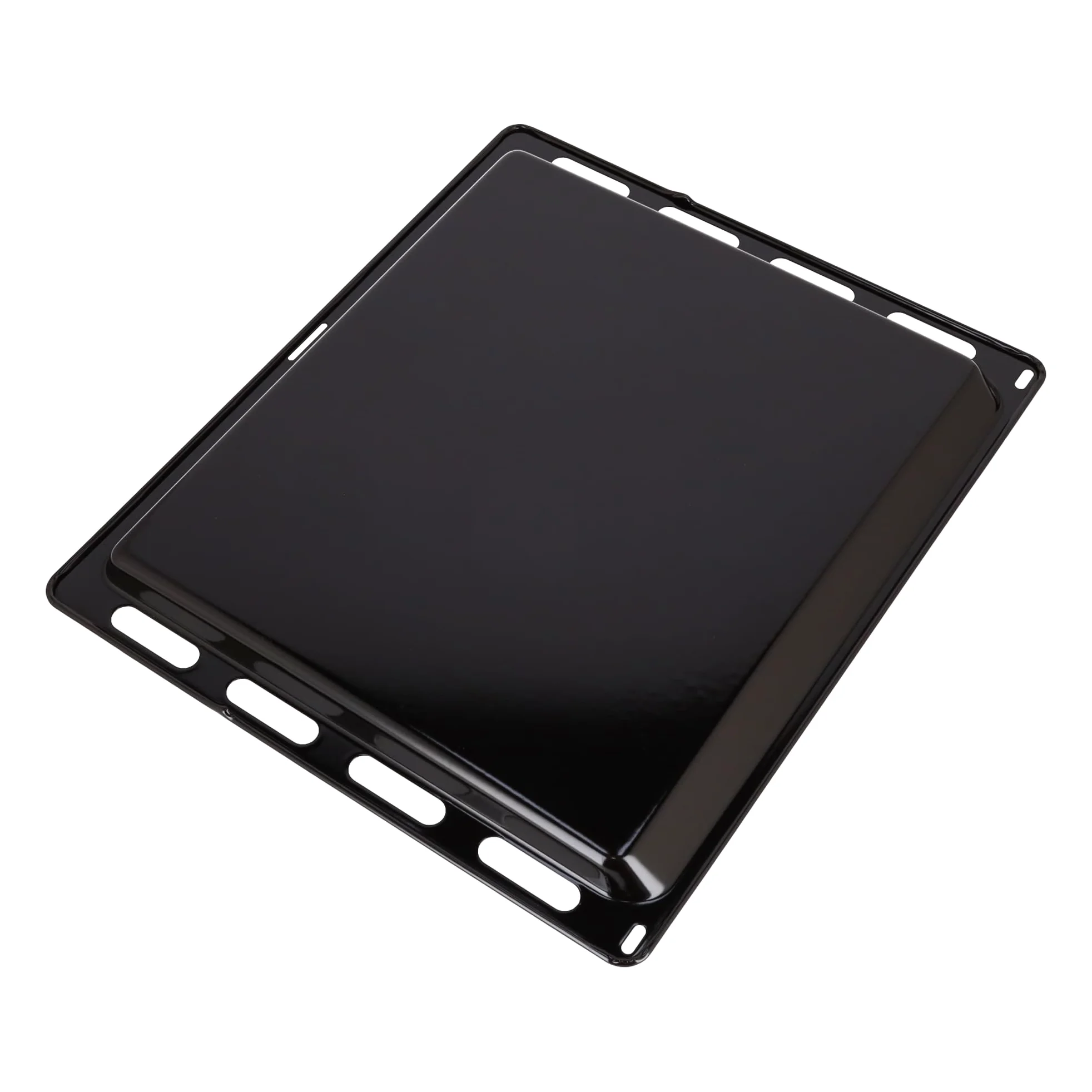 sparefixd ARISTON - Bandeja de horno esmaltada negra 44 x 37 cm