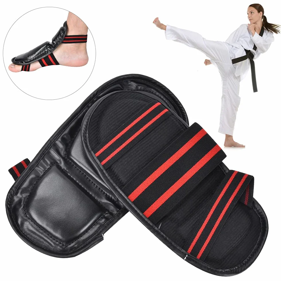 Guardia de Pie MMA Instep Protector Taekwondo Shin Protectores Eva Pad Boxeo Muay Thai