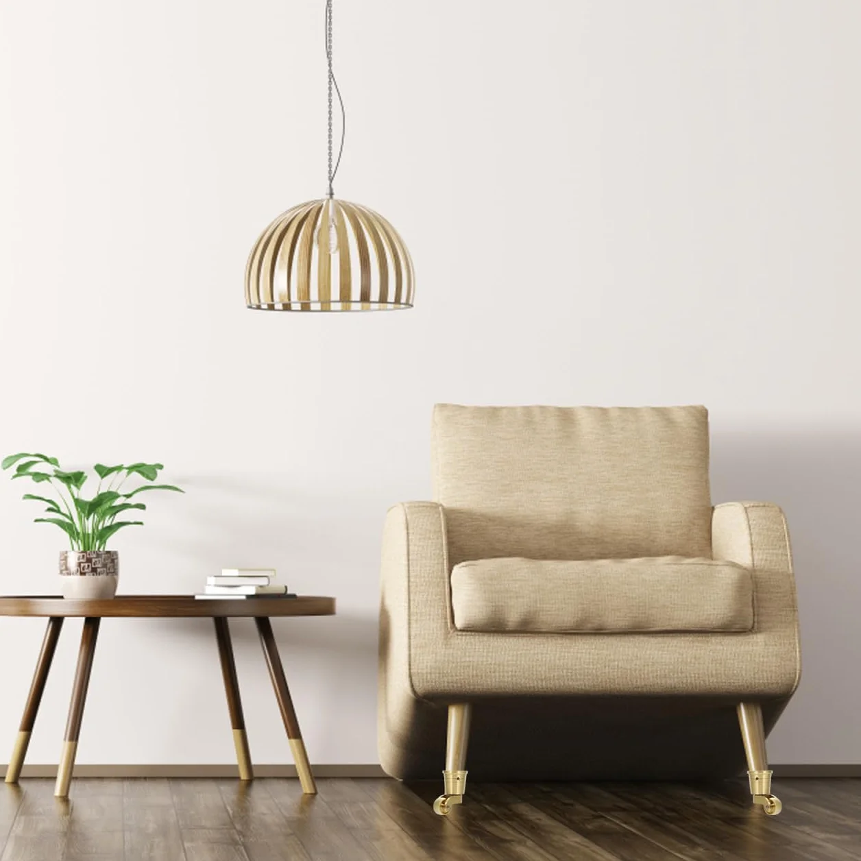 Ruedas giratorias de latón para muebles, sillas y sofá
