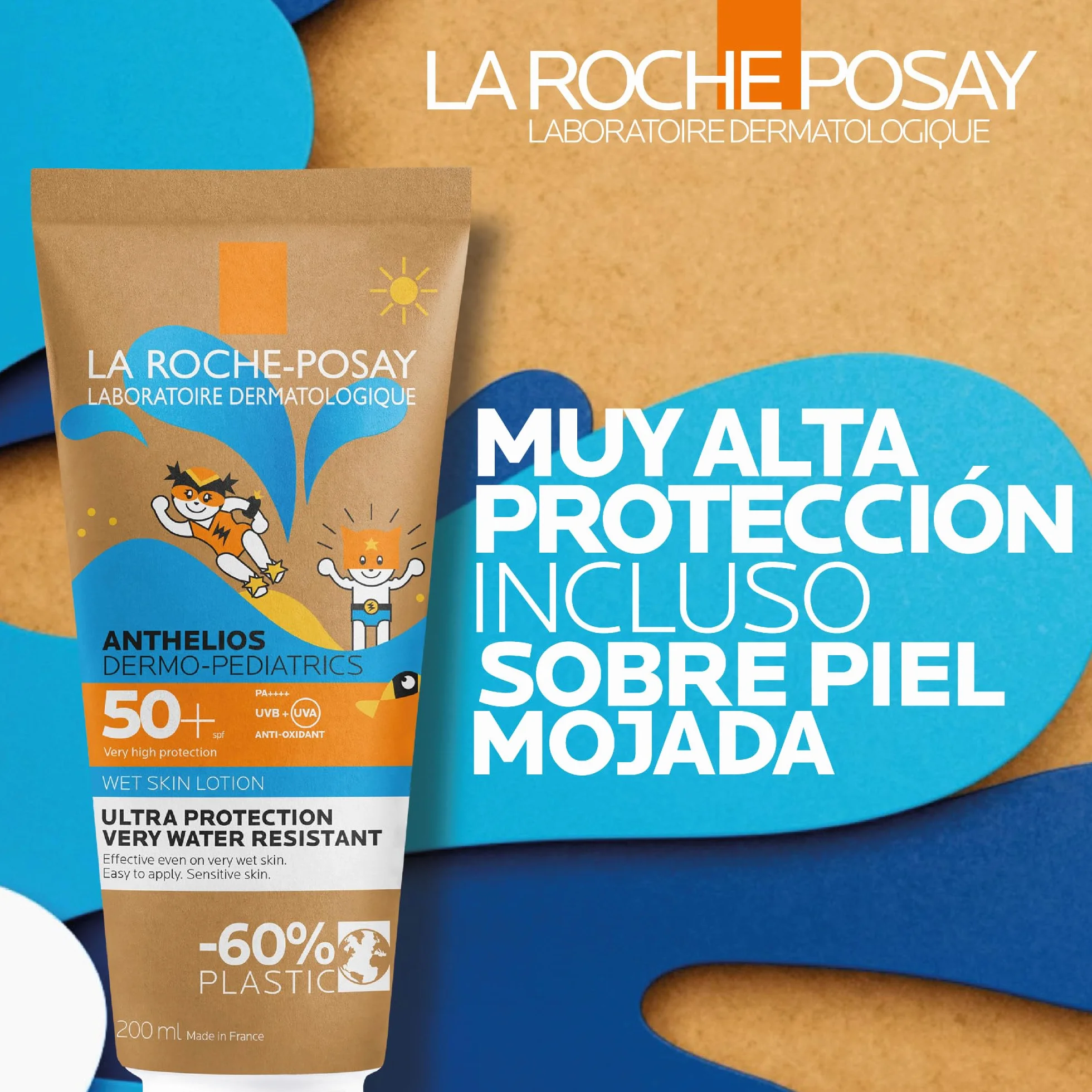 La Roche Posay Anthelios Dermo-Pediatría Protector Solar SPF50+ Leche Corporal 200 ml
