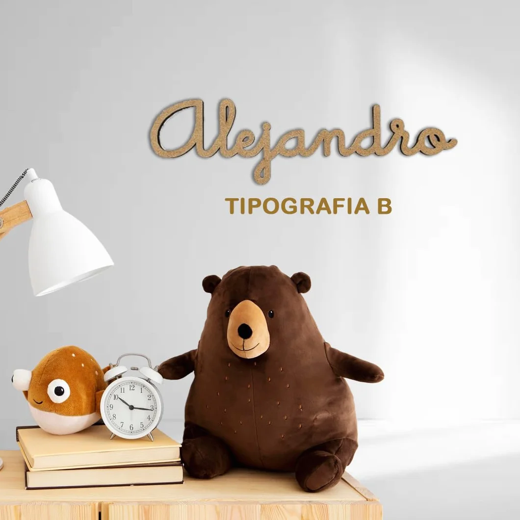Nombre Madera Personalizado 25/35/45 cm Letras Decorativas Para Eventos Habitación Infantil Bautizo Baby Shower