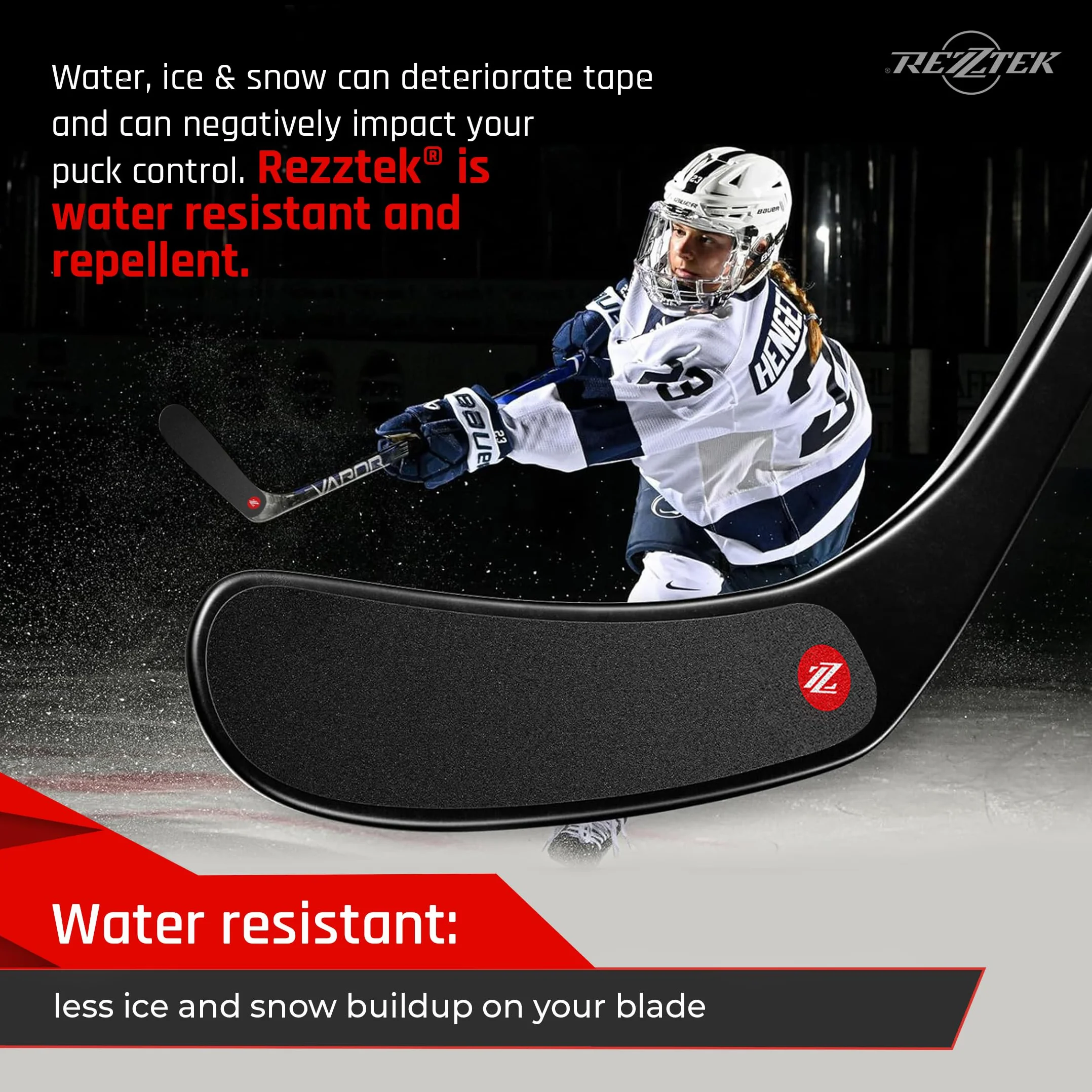 Rezztek Edición NHL Empuñadura Cinta Palos Hockey Niños Cuchillas Hielo Calle