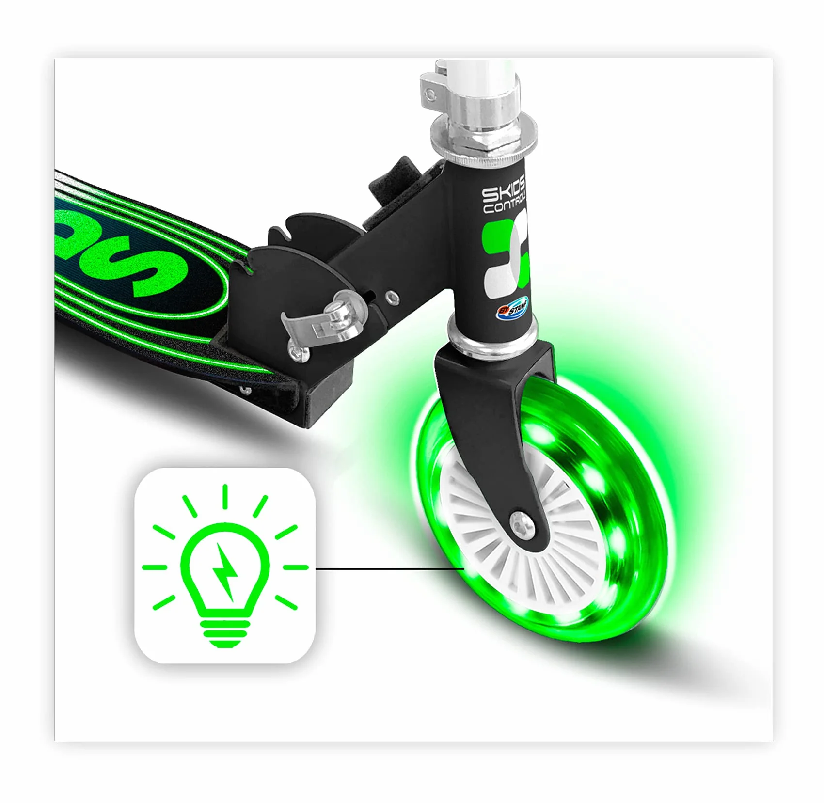 Folding Scooter Control SKIDS