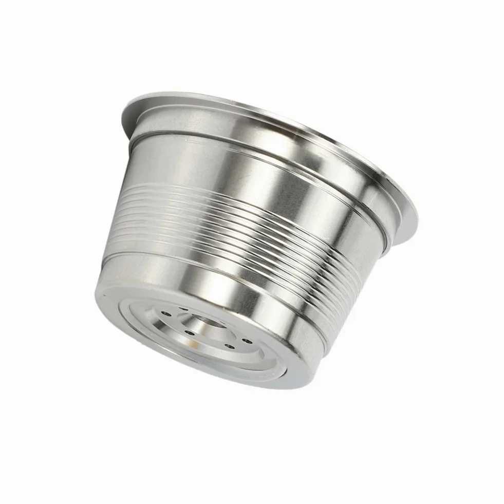 2X Compatible para Cafeteras Caffitaly Fabricante De Acero Inoxidable Cápsula Recargable Reutilizable