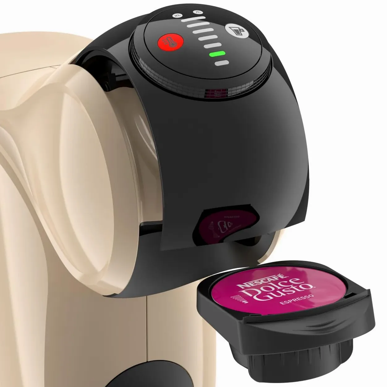 NESCAFÉ DOLCE GUSTO Cafetera automática Genio S Taupe by Delonghi