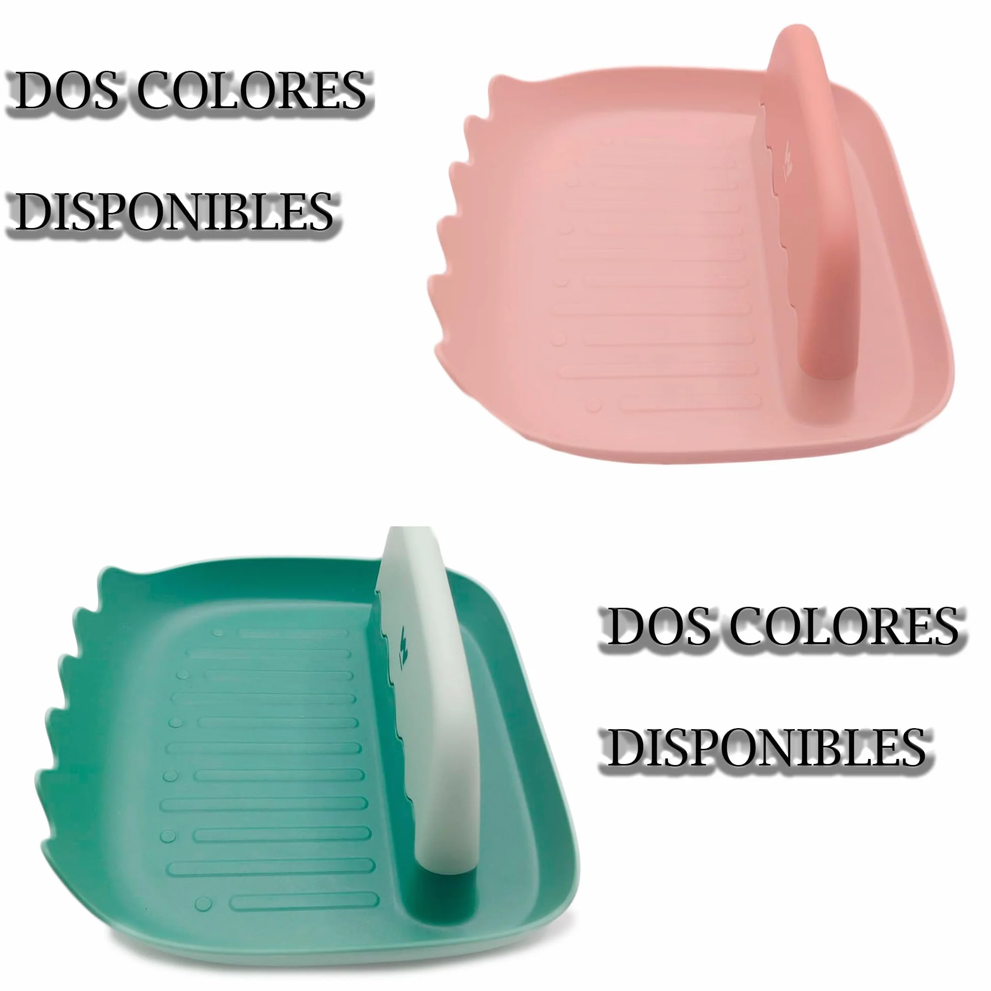 Reposa Cuchara Cocina-Soporte para cuchara- Soporte para tapa-Reposa Utensilios de cocina-para evitar ensuciar tu encimera cuando cocinas-protege tu encimera- de plastico muy resistente y duradero.