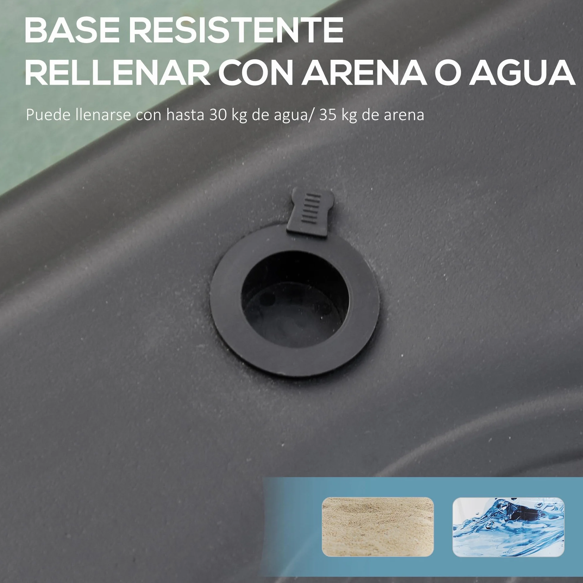 HOMCOM Canasta de Baloncesto con Altura Ajustable 194-249 cm, Aro Portátil con Ruedas, Base Rellenable, Negro