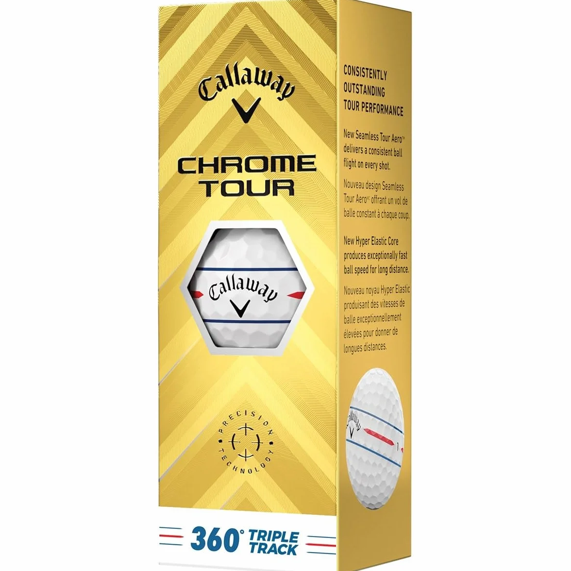 Callaway Golf Chrome Tour Triple Track 360 Bola de Golf