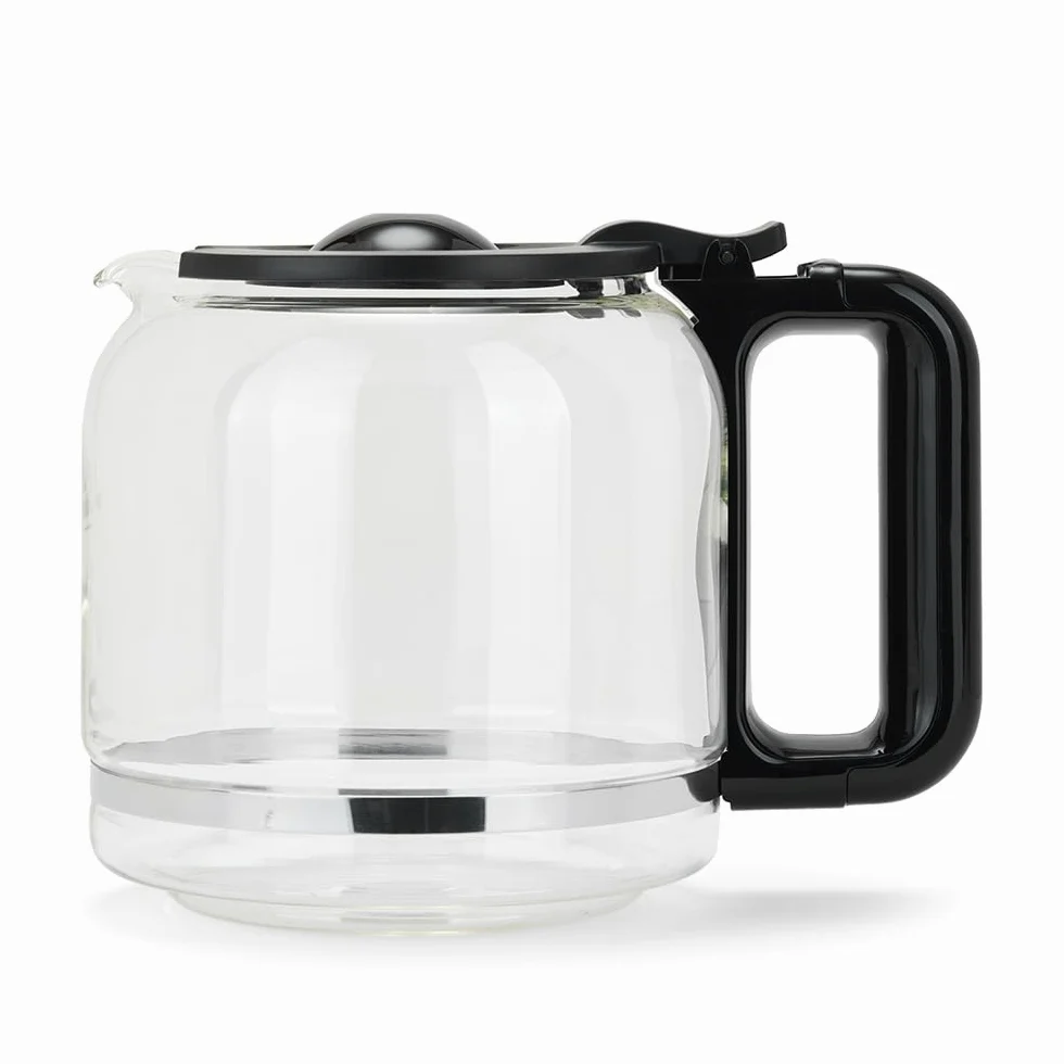 Livoo - Cafetera eléctrica programable DOD208-15 tazas, 1,8L, filtro reutilizable, función programación, mantenimiento caliente, vidrio