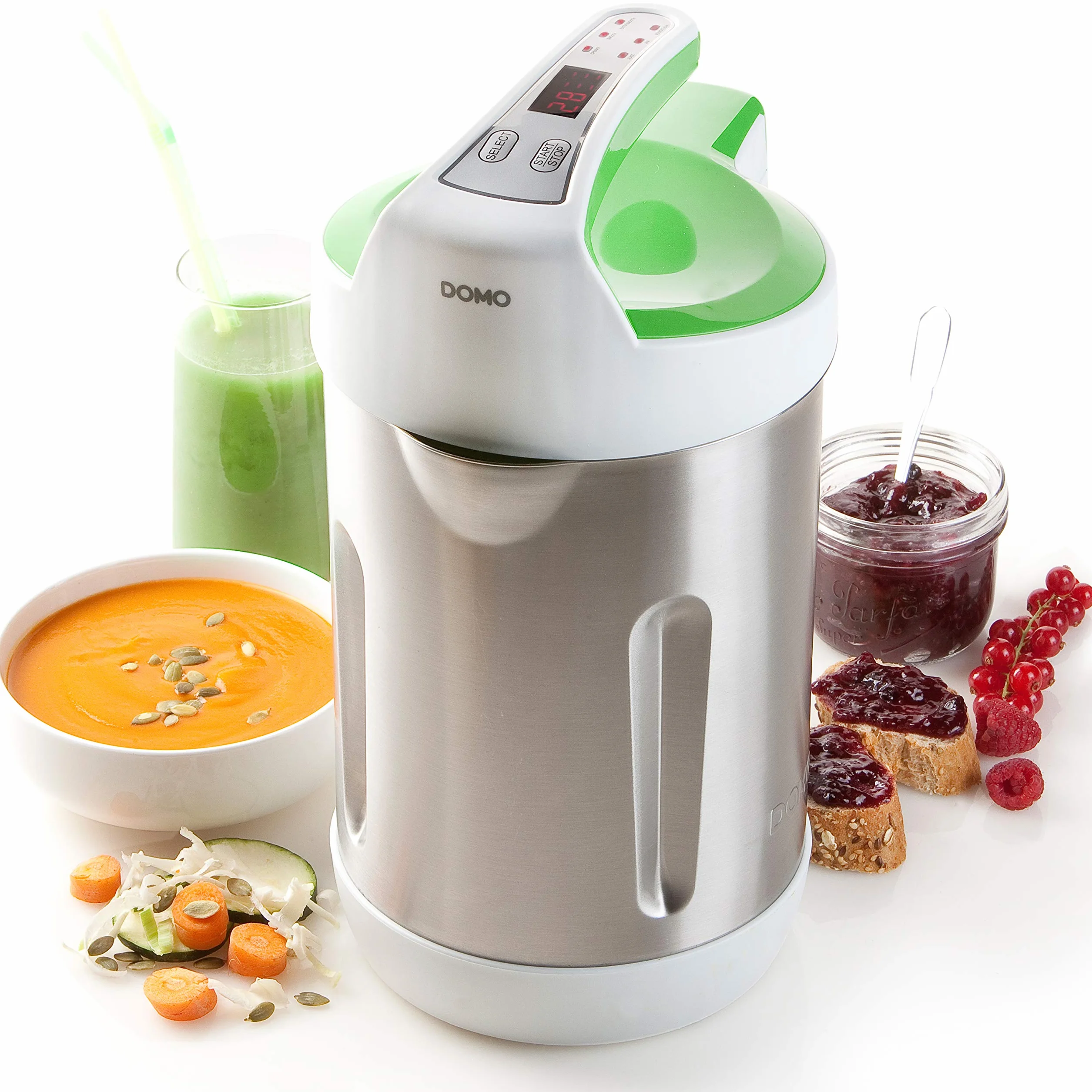 Domo DO705BL licuadora y máquina para hacer sopa 2 L - Licuadora y máquina para hacer sopa